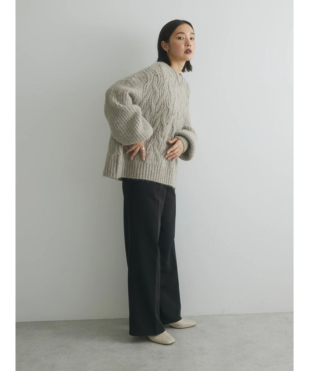 Green Parks armonia. ケーブルニットプルオーバー 