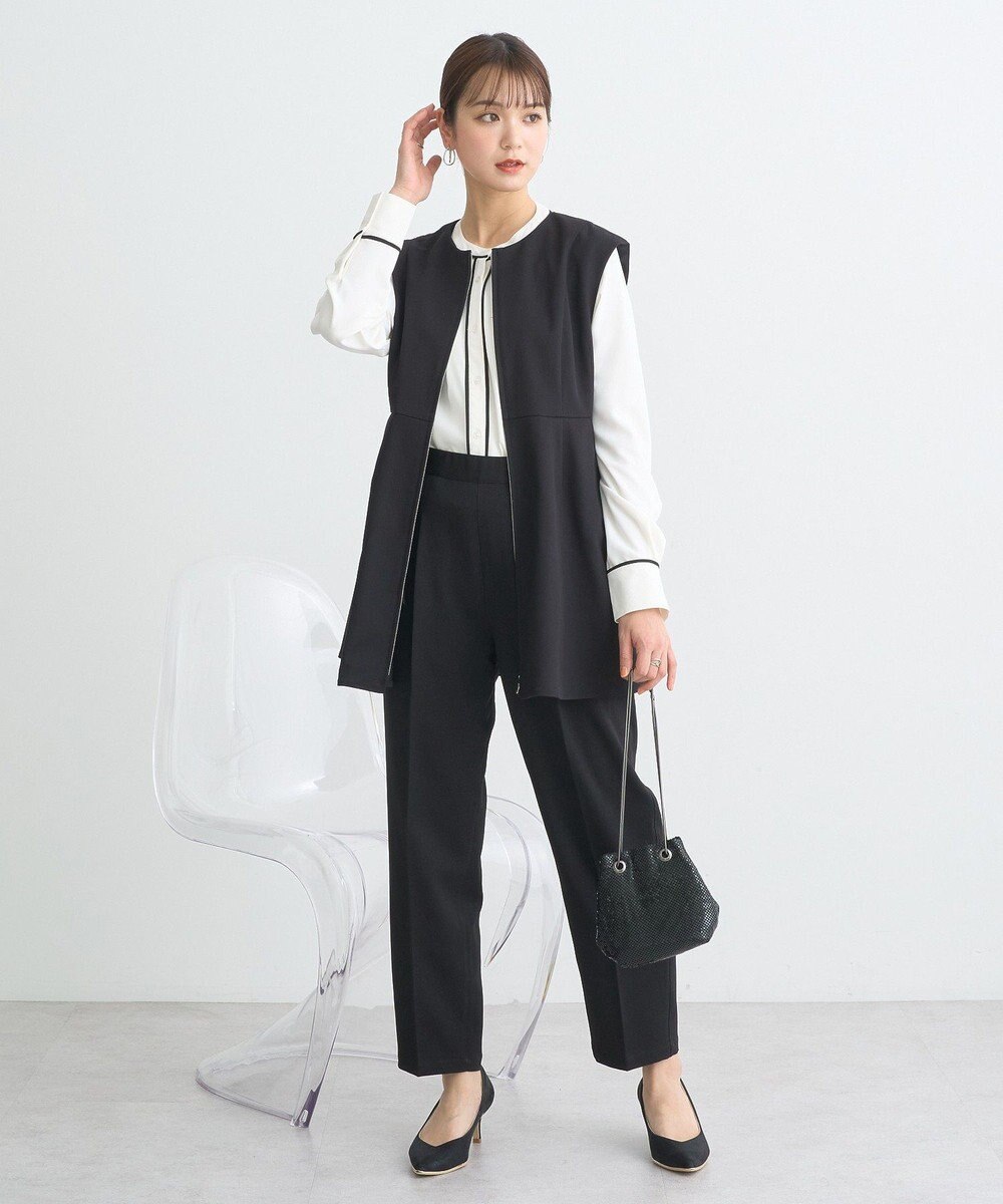 earth music&ecology ペプラムジップジレ 