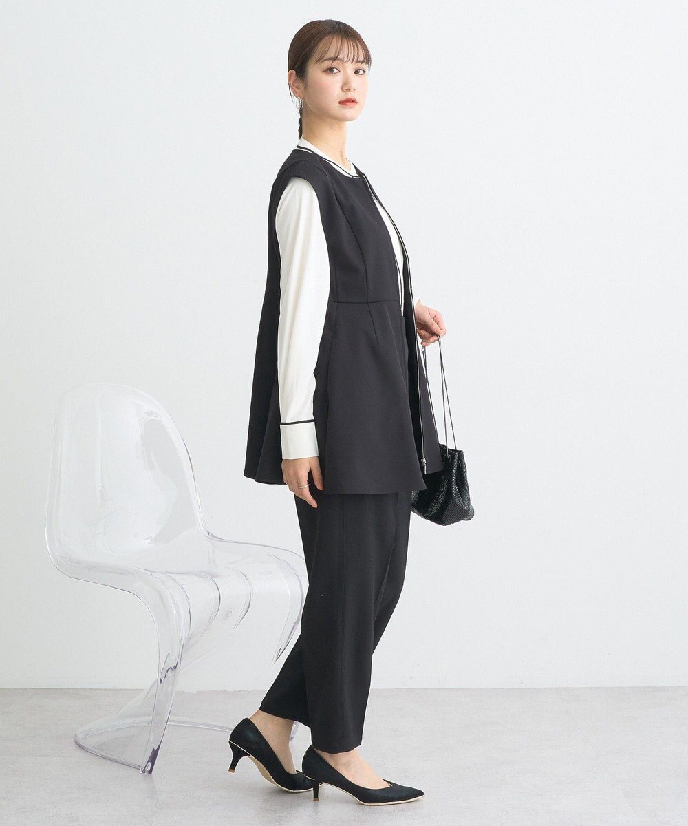 earth music&ecology ペプラムジップジレ 