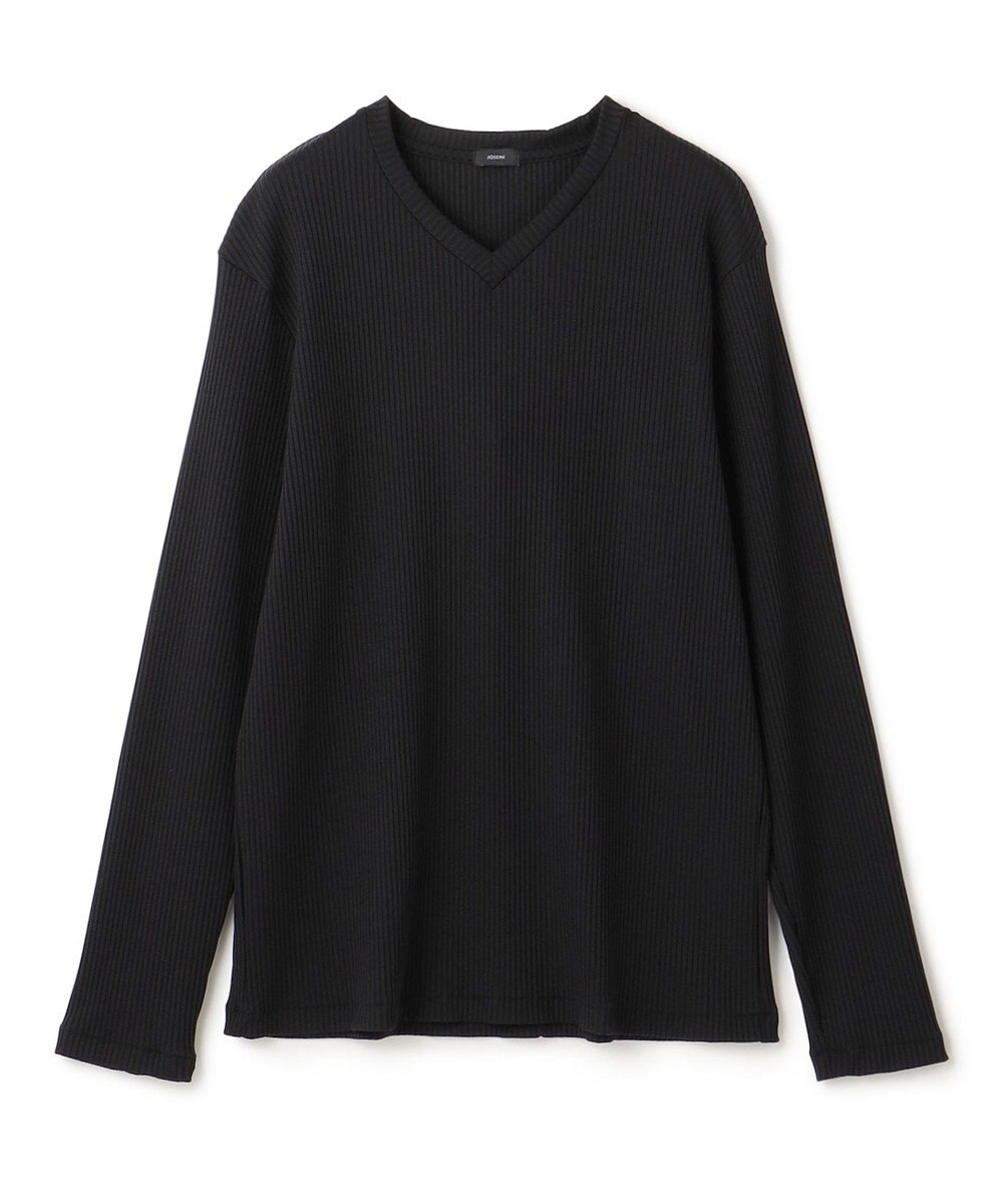 JOSEPH HOMME 【LEON 掲載】テックリブジャージー　Vネックカットソー 