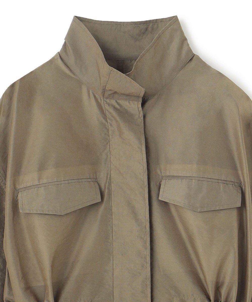 uncrave シアーオーガンジー ミリタリーブルゾン 