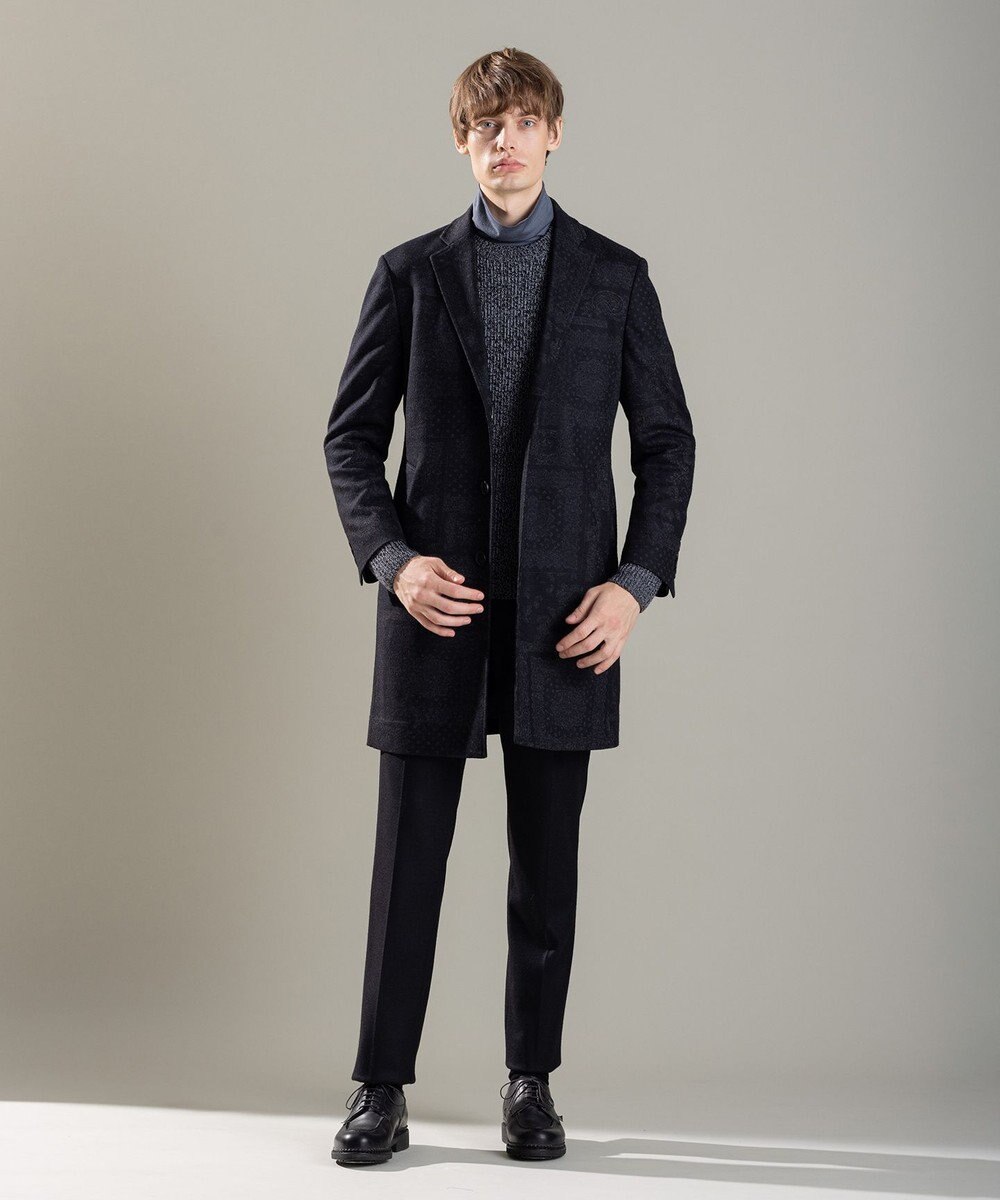 JOSEPH HOMME リッジメリノ　クルーネック 