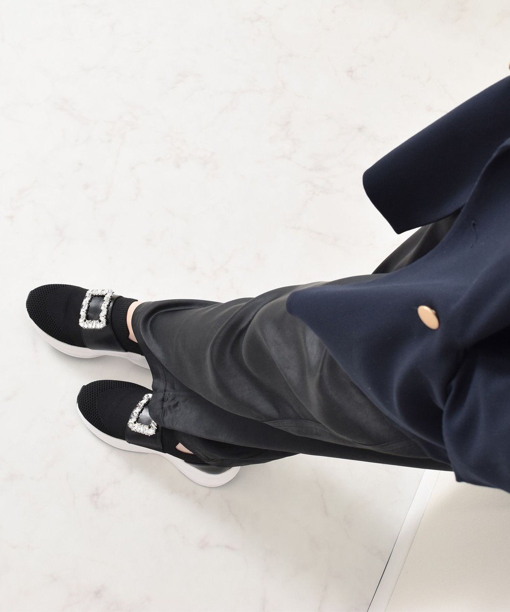 Bridget Birkin 【Bridget Birkin】ビジューバックルニットスニーカー 