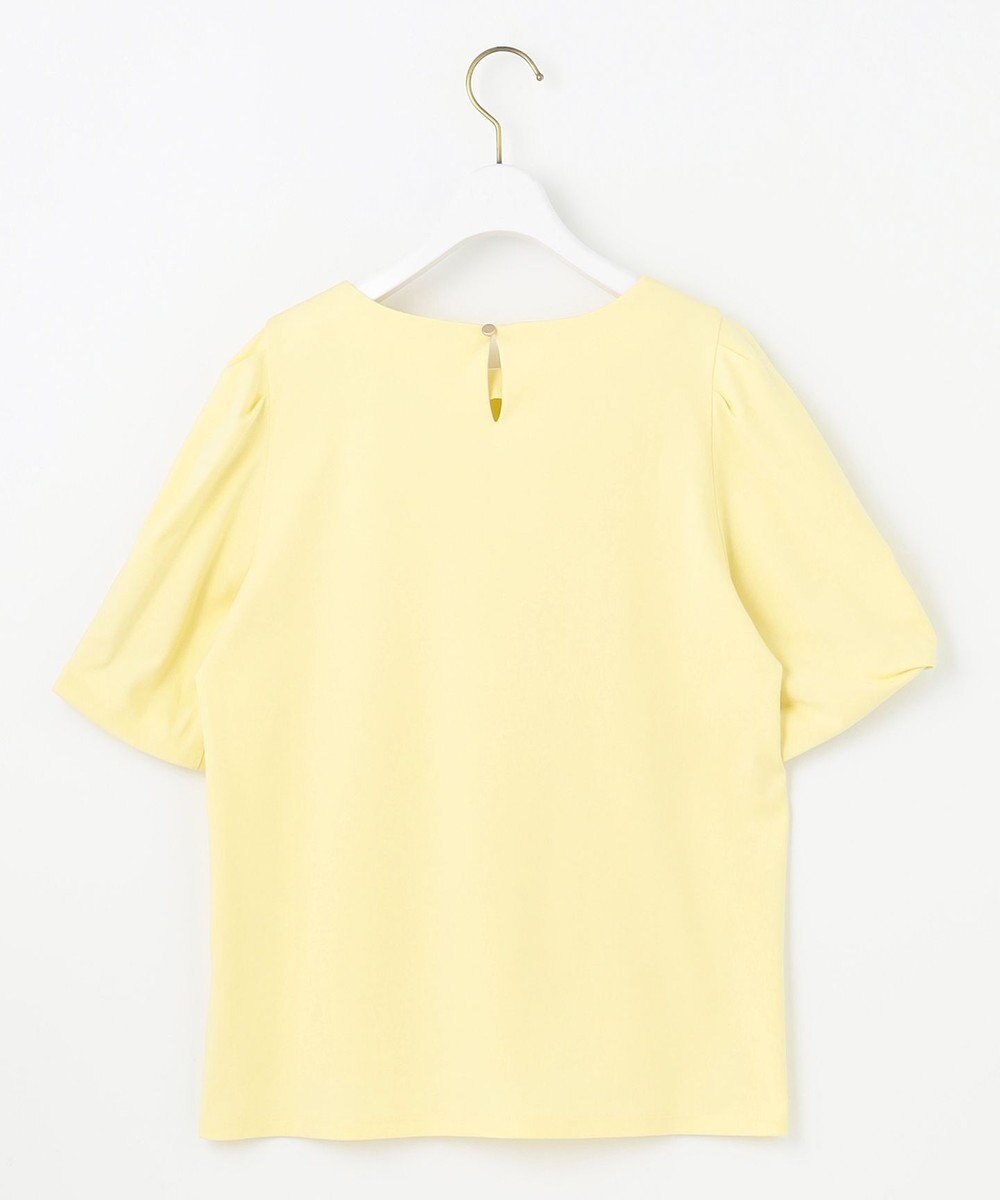 ANY SIS S 【撥水・汗ジミ防止・UVケア・洗える】スーピマスムース 袖タック Tシャツ 