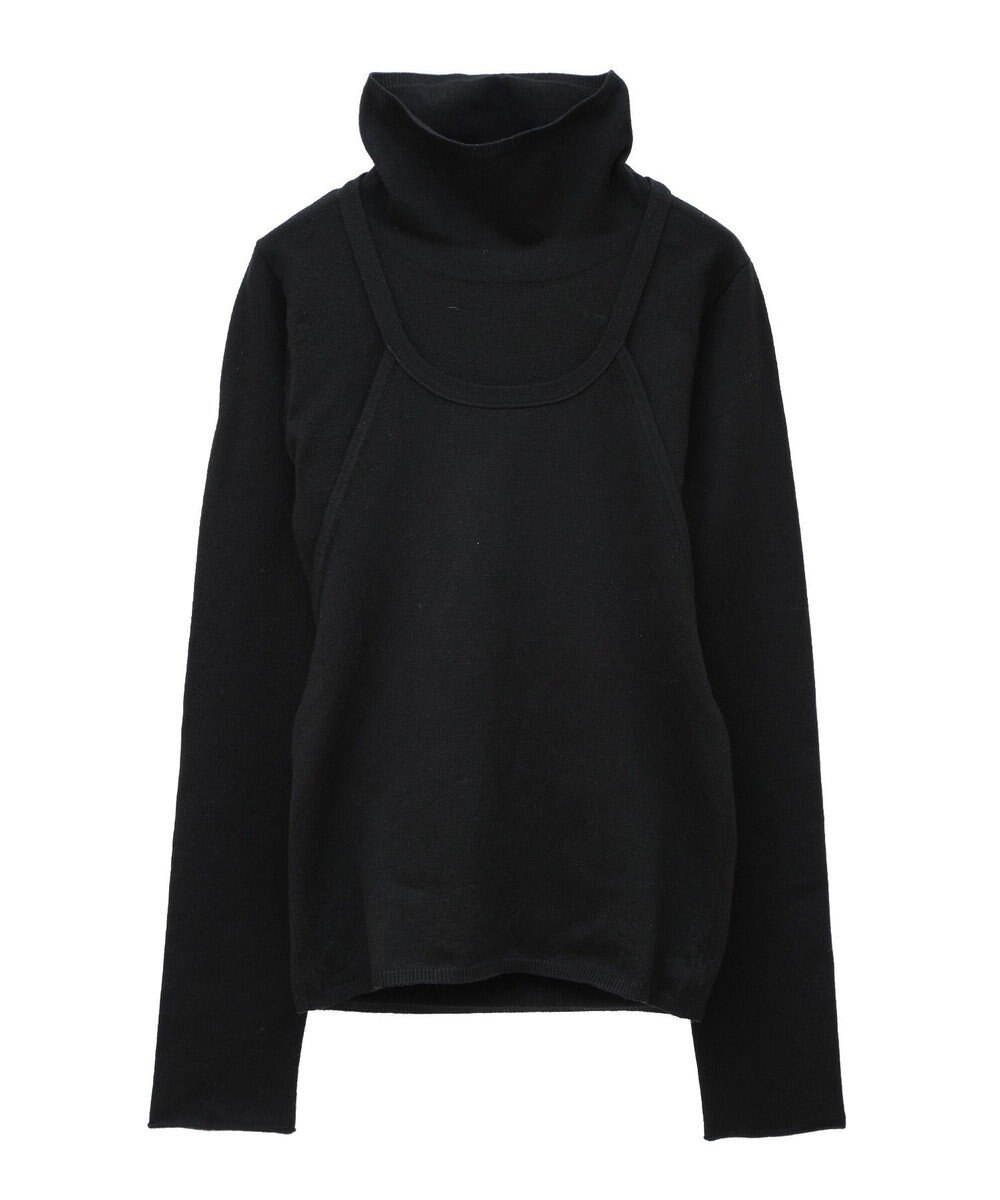 Green Parks ハイネックニット＋カシュクールニット 