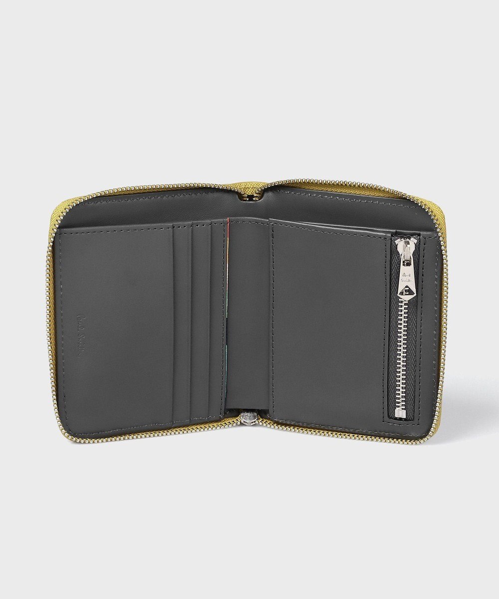 Paul Smith アーティストストライププラー ラウンドジップ2つ折り財布 