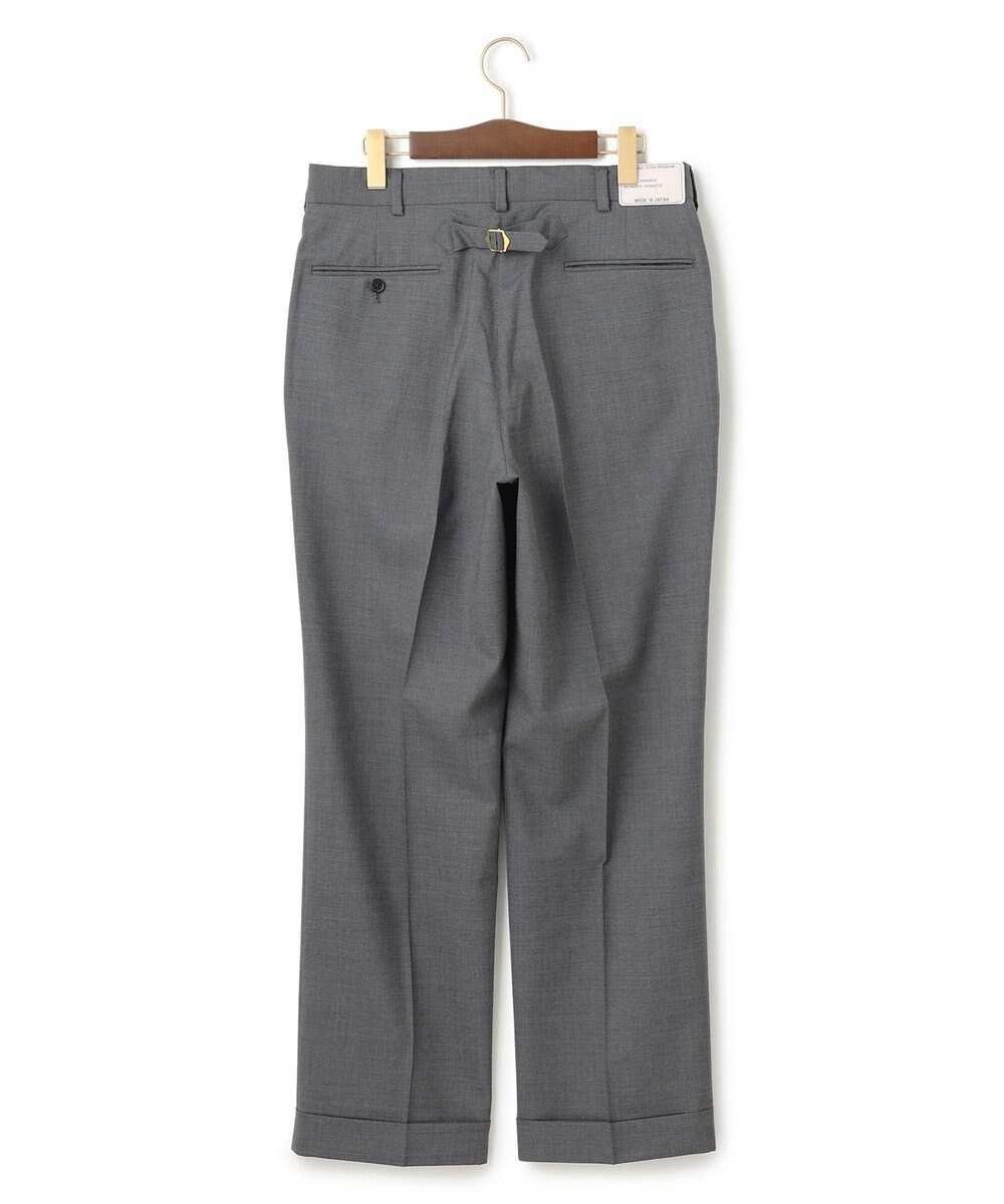J.PRESS MEN 【J.PRESS ORIGINALS】PEPPIN MERINO TROPICAL PIPED STEM TROUSERS / JAPAN MADE 