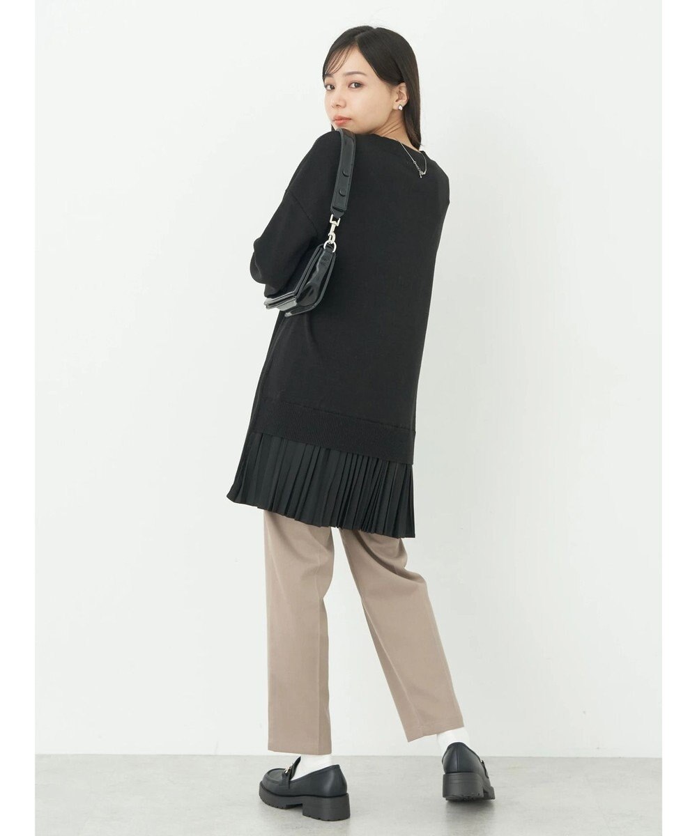 earth music&ecology バックヘムプリーツチュニック 