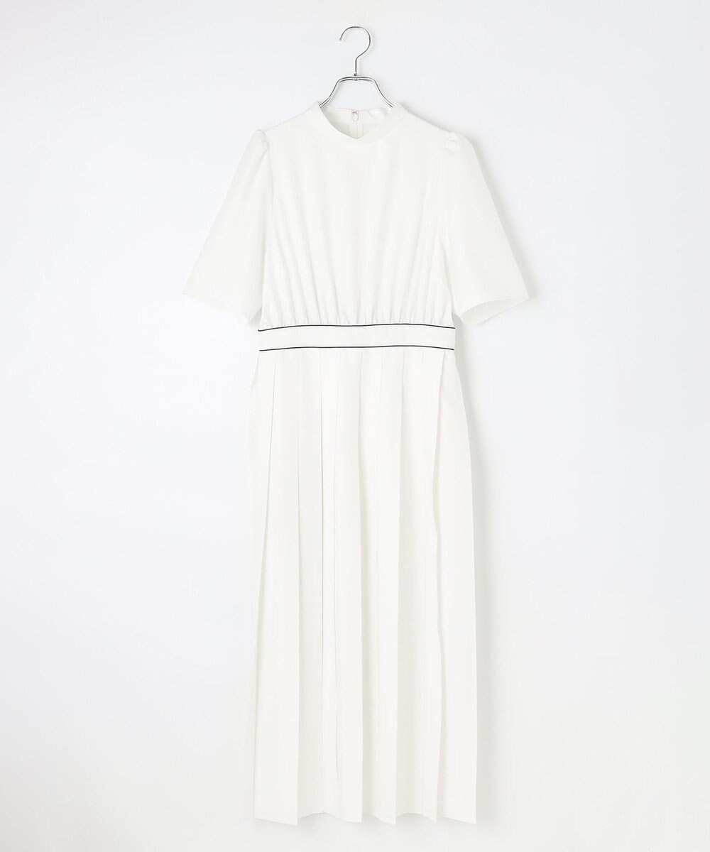 #Newans 〈花乃まりあさんコラボ〉ワイドプリーツワンピース 