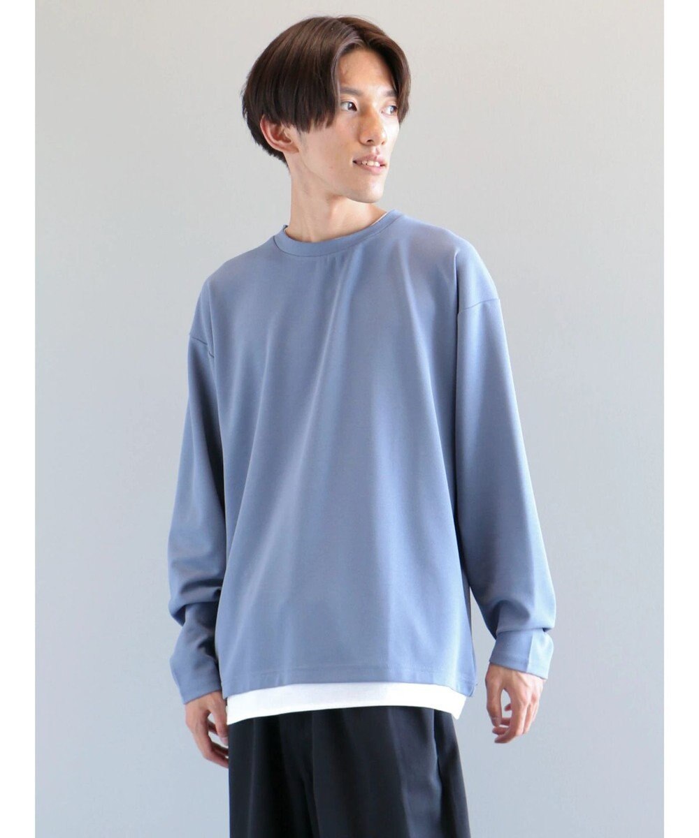 CRAFT STANDARD BOUTIQUE 梨地カットフェイクレイヤードＬ／Ｓ　ＴＥＥ 