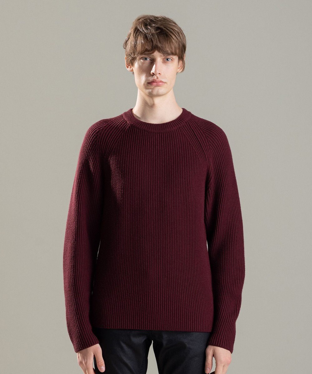 JOSEPH HOMME リッジメリノ　クルーネック 