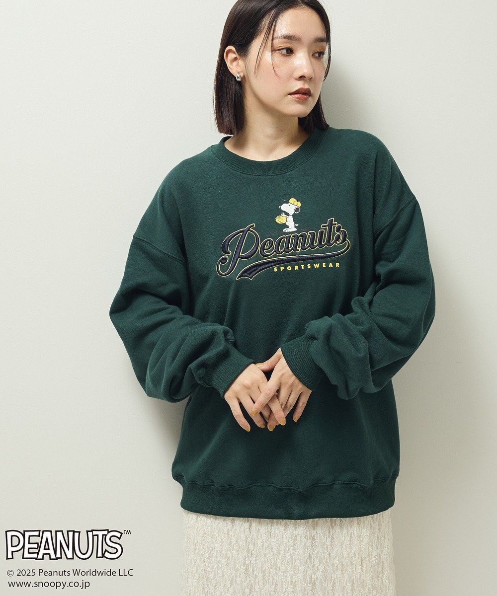 Green Parks ■PEANUTS ベースボールスウェット 