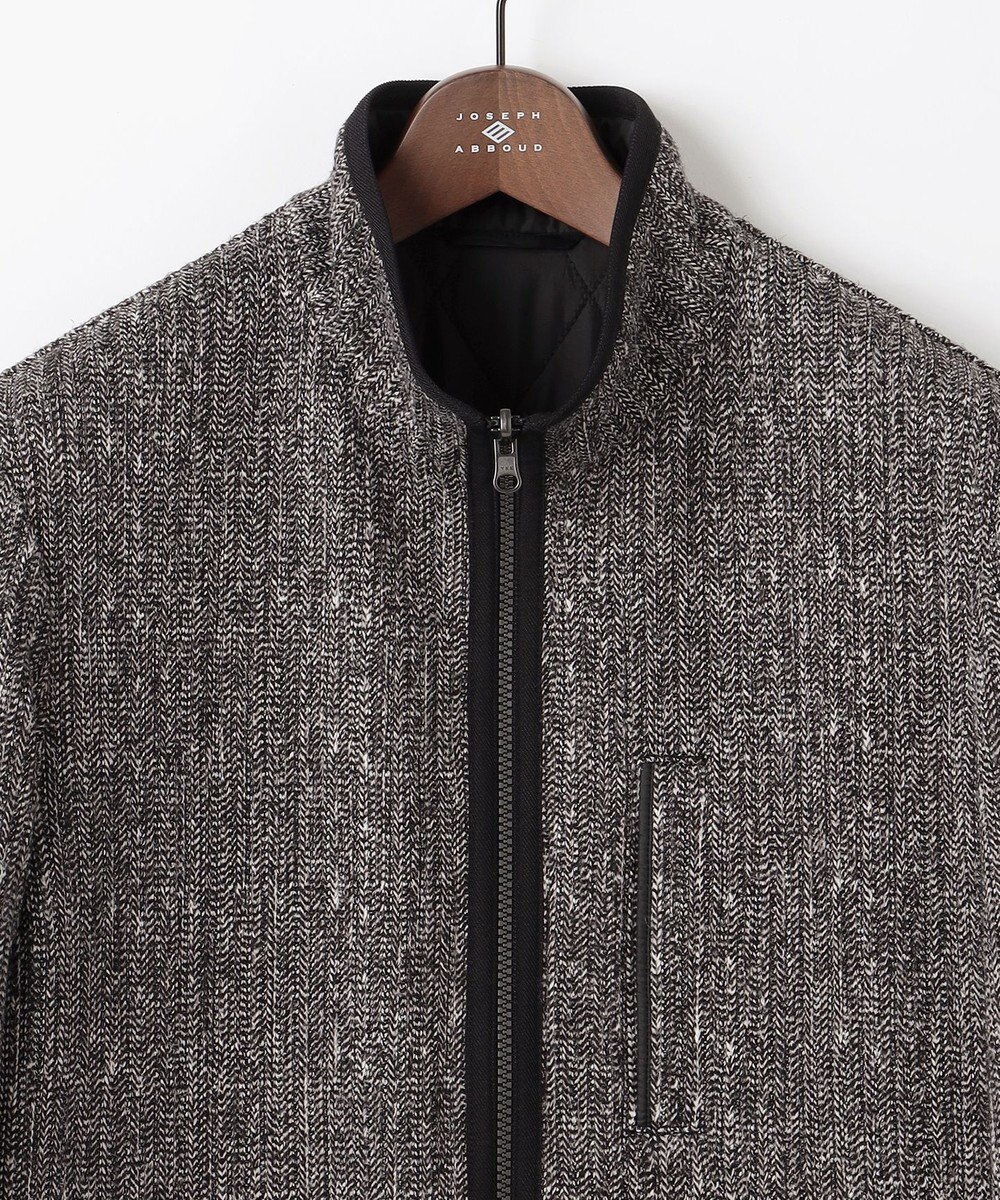JOSEPH ABBOUD 【リバーシブル】ツィーディーフリースリバーシブル ブルゾン 