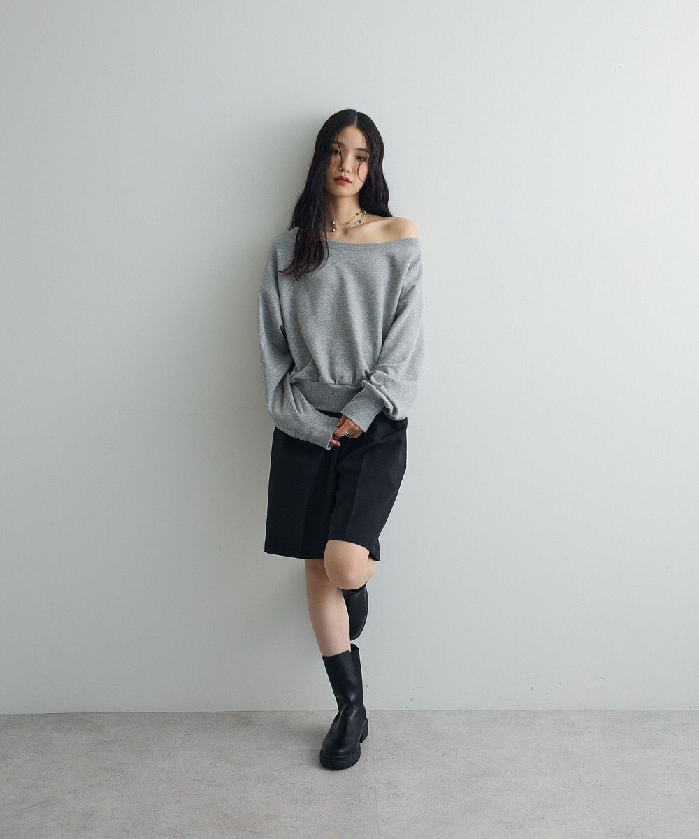 Green Parks オフショルスウェット 