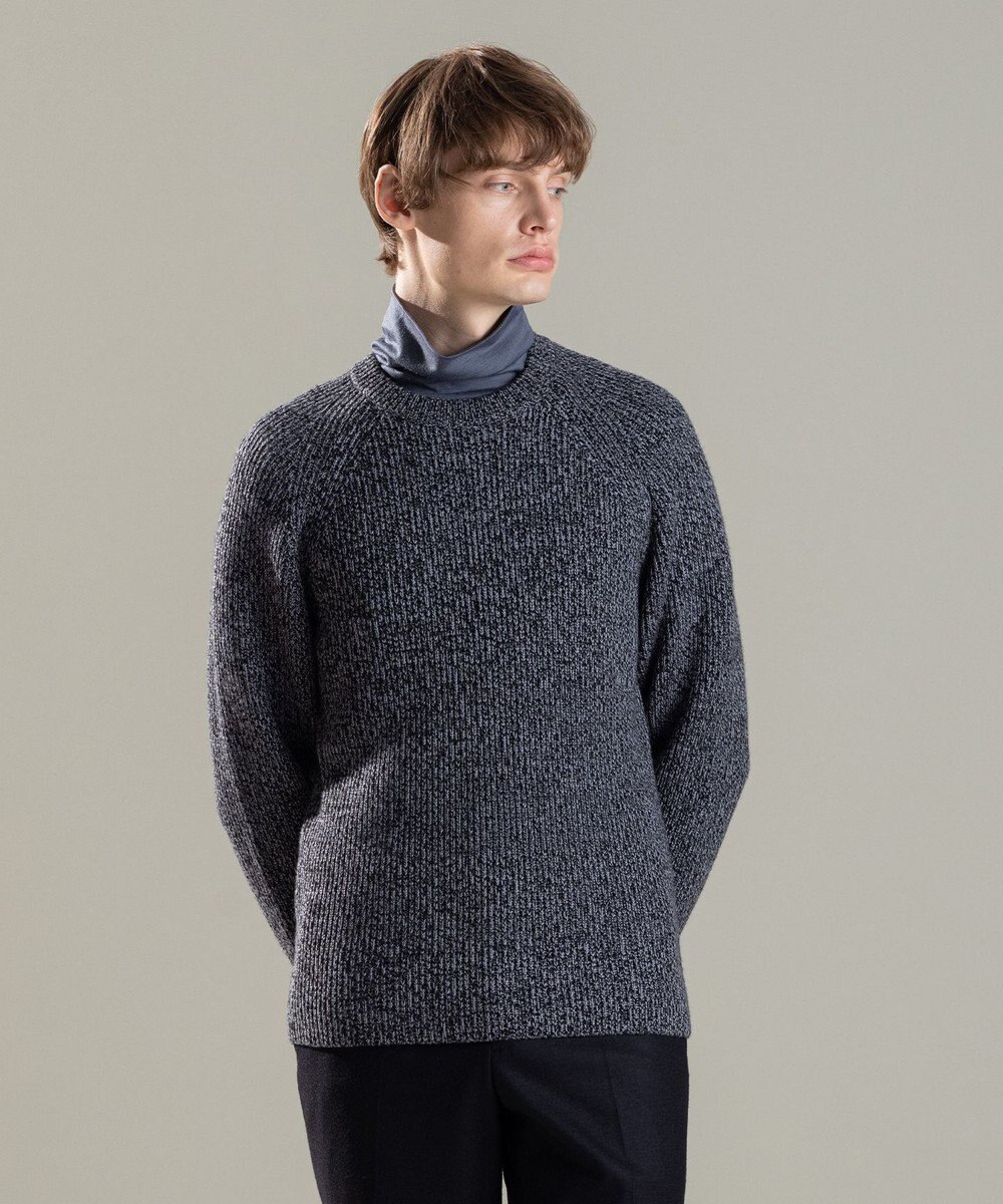 JOSEPH HOMME リッジメリノ　クルーネック 