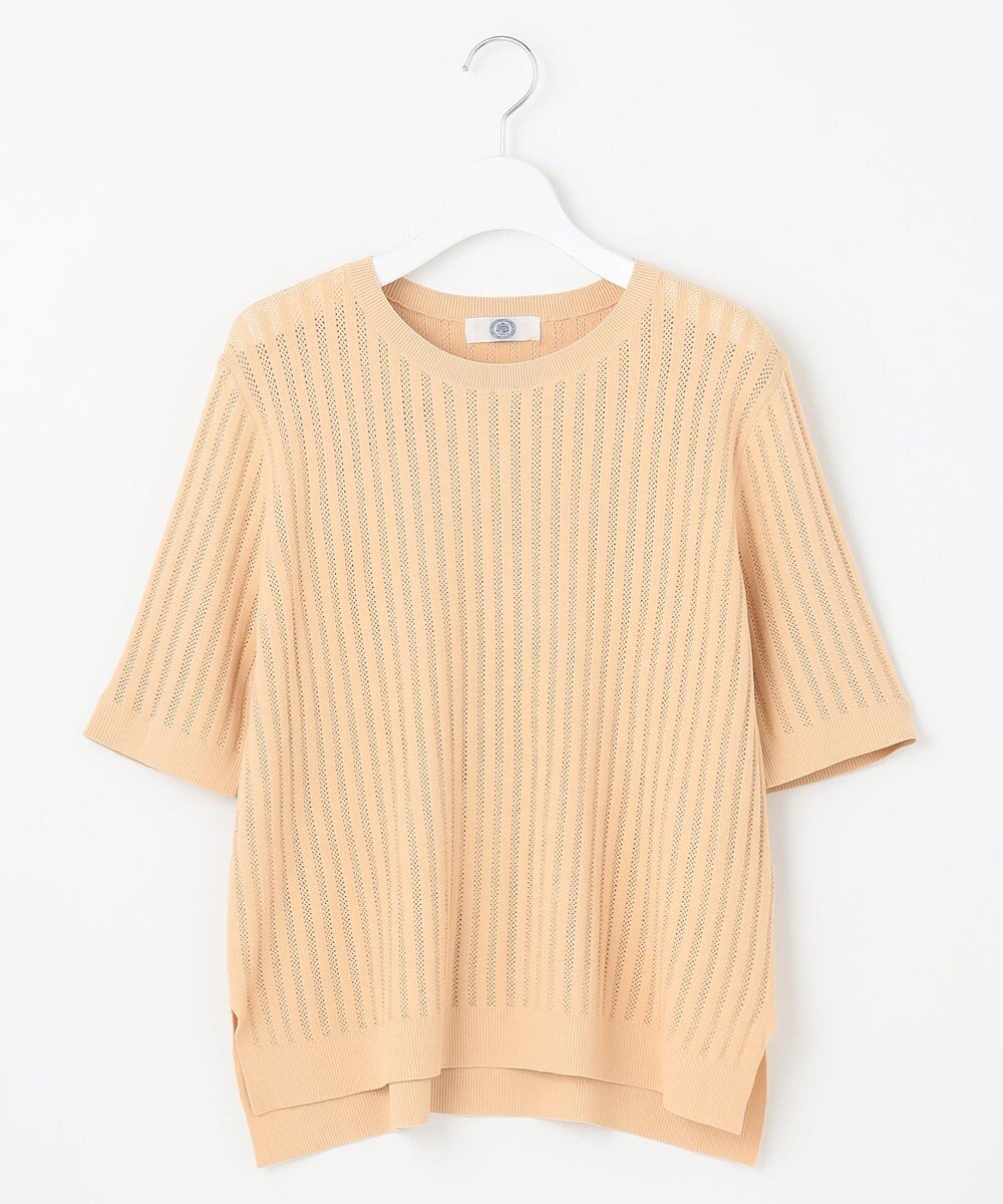 J.PRESS LADIES L 【洗える・抗菌防臭】VISCOSE STRETCH サマー ニット 