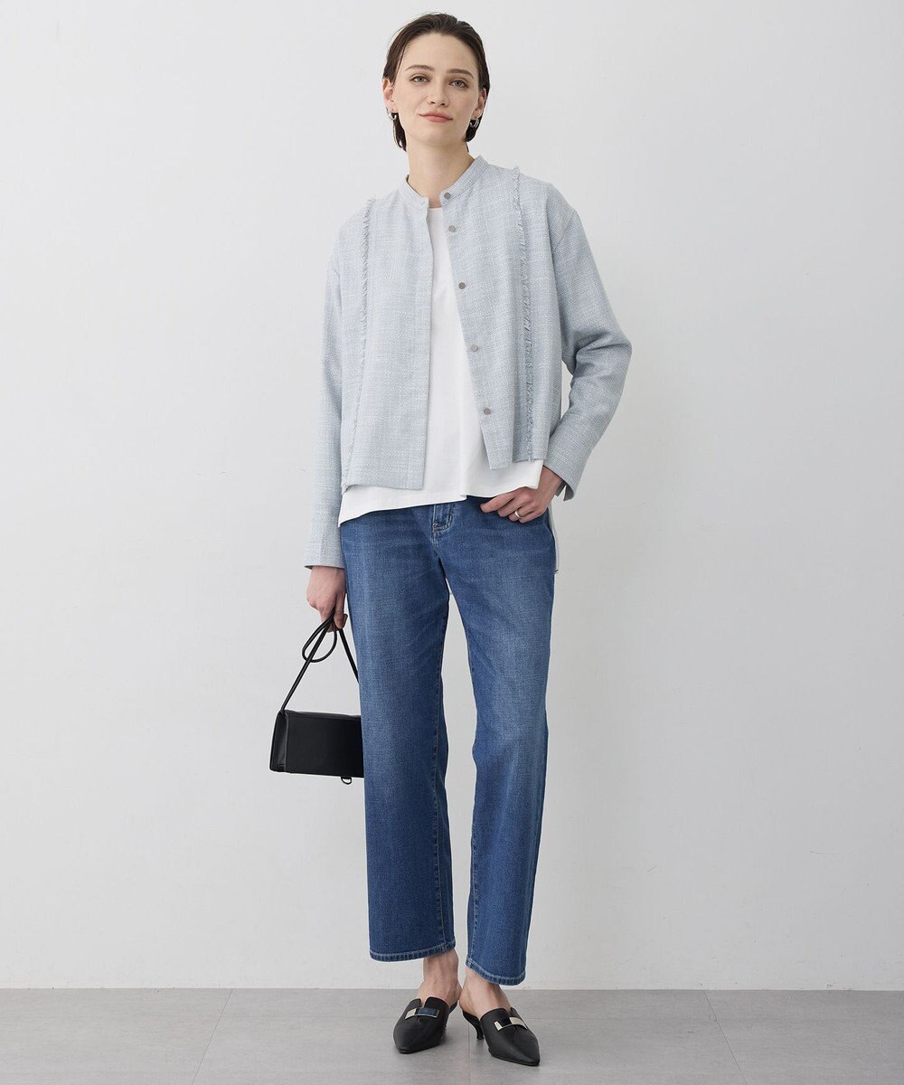 ICB L シフォンプリーツコンビ カットソー 