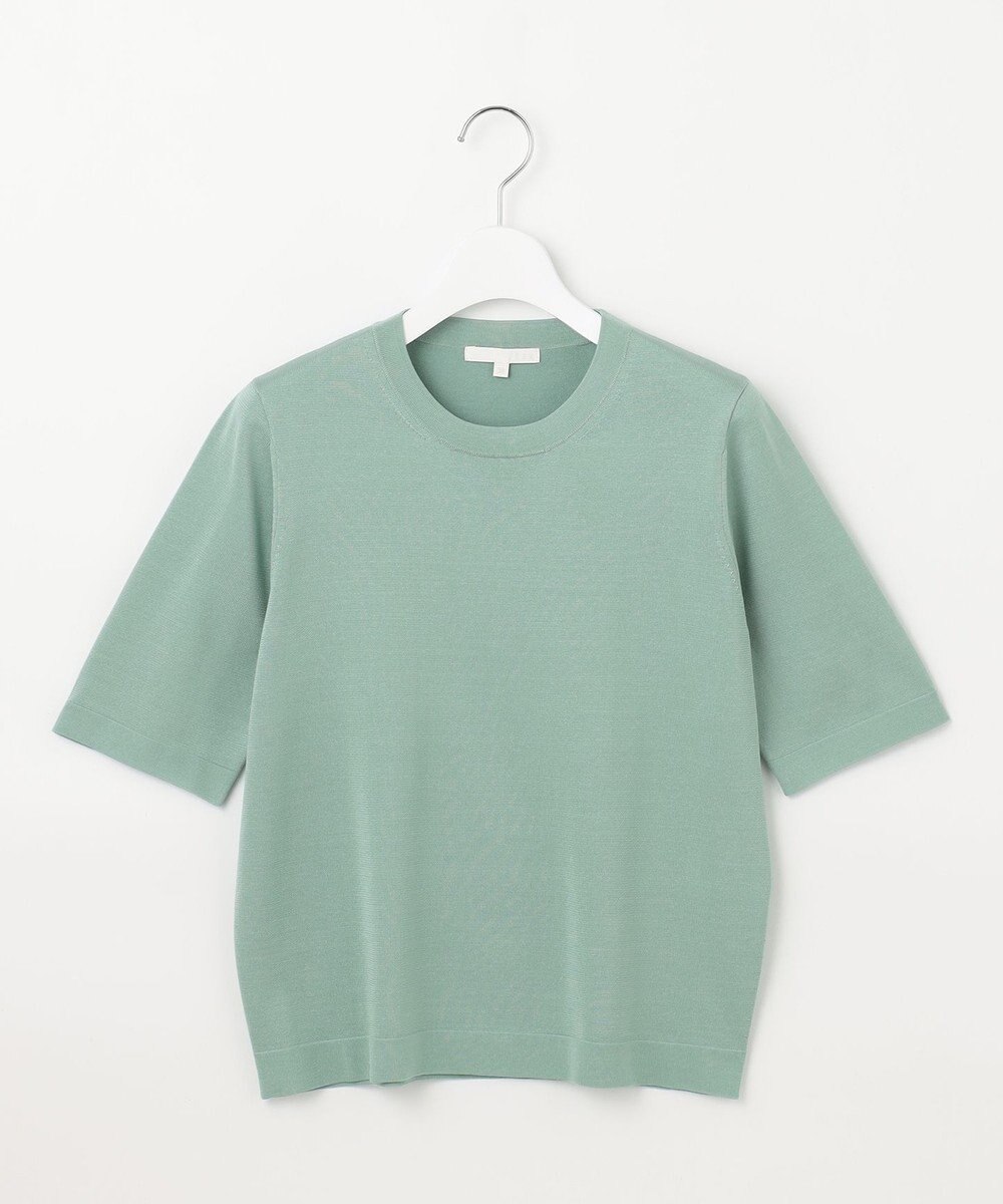 自由区 L 【アンサンブル対応・洗える】アセテートコットンプルオーバー ニット 