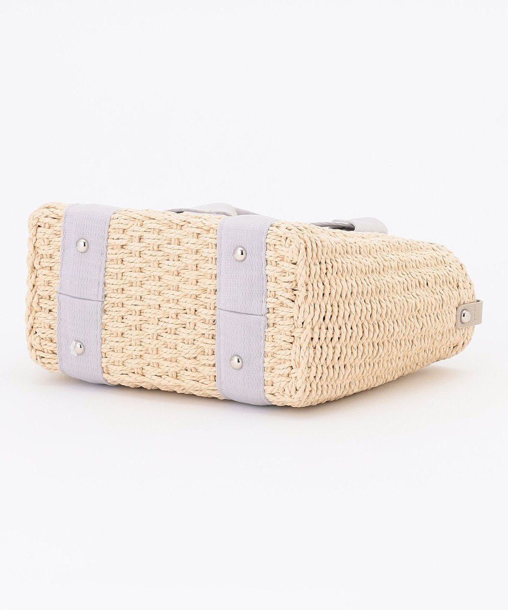 LA BAGAGERIE 【MONICA】リボンハンドル2WAYかごバッグ 