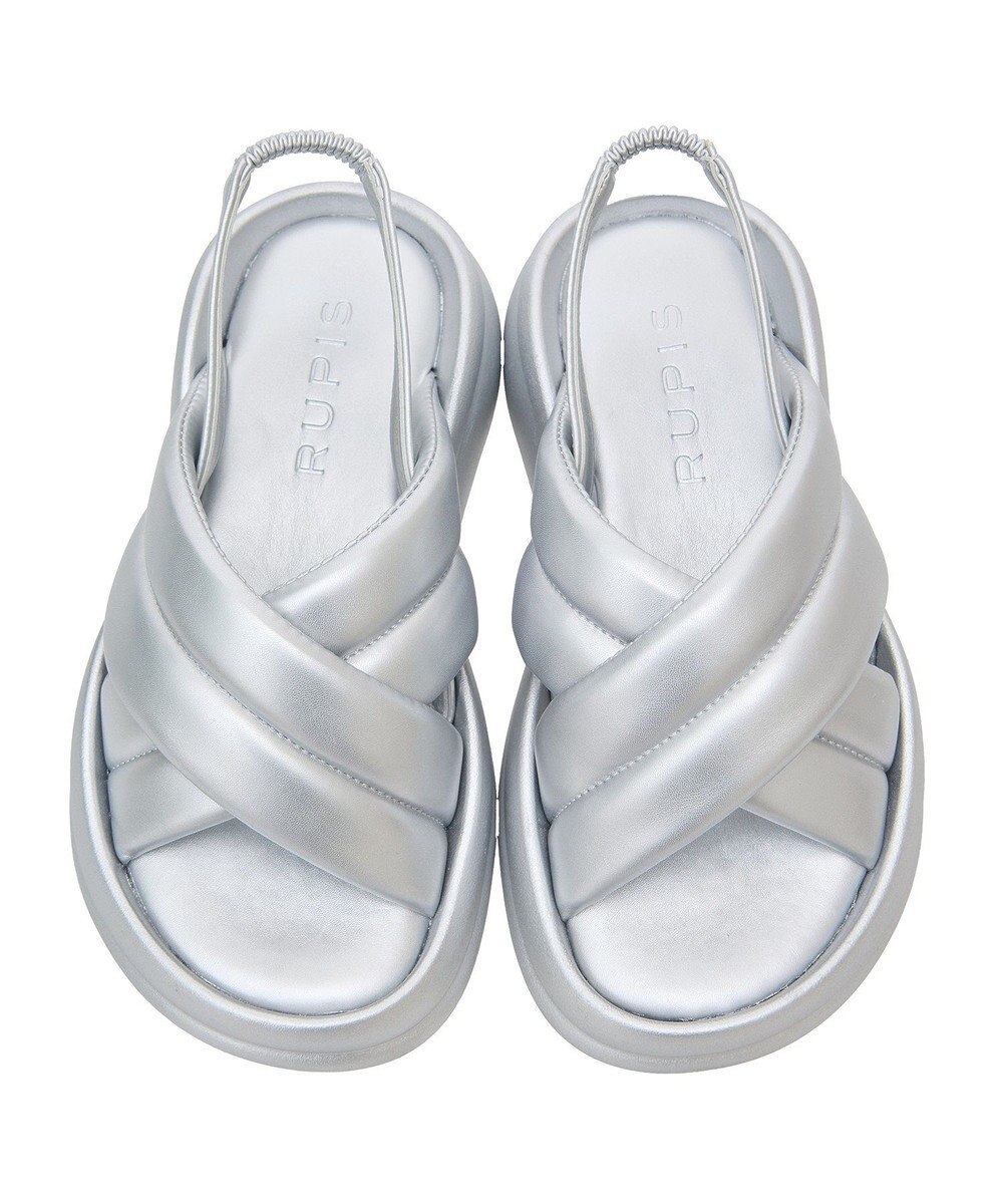 Green Parks ＲＵＰＩＳ．　パフクロスサンダル 