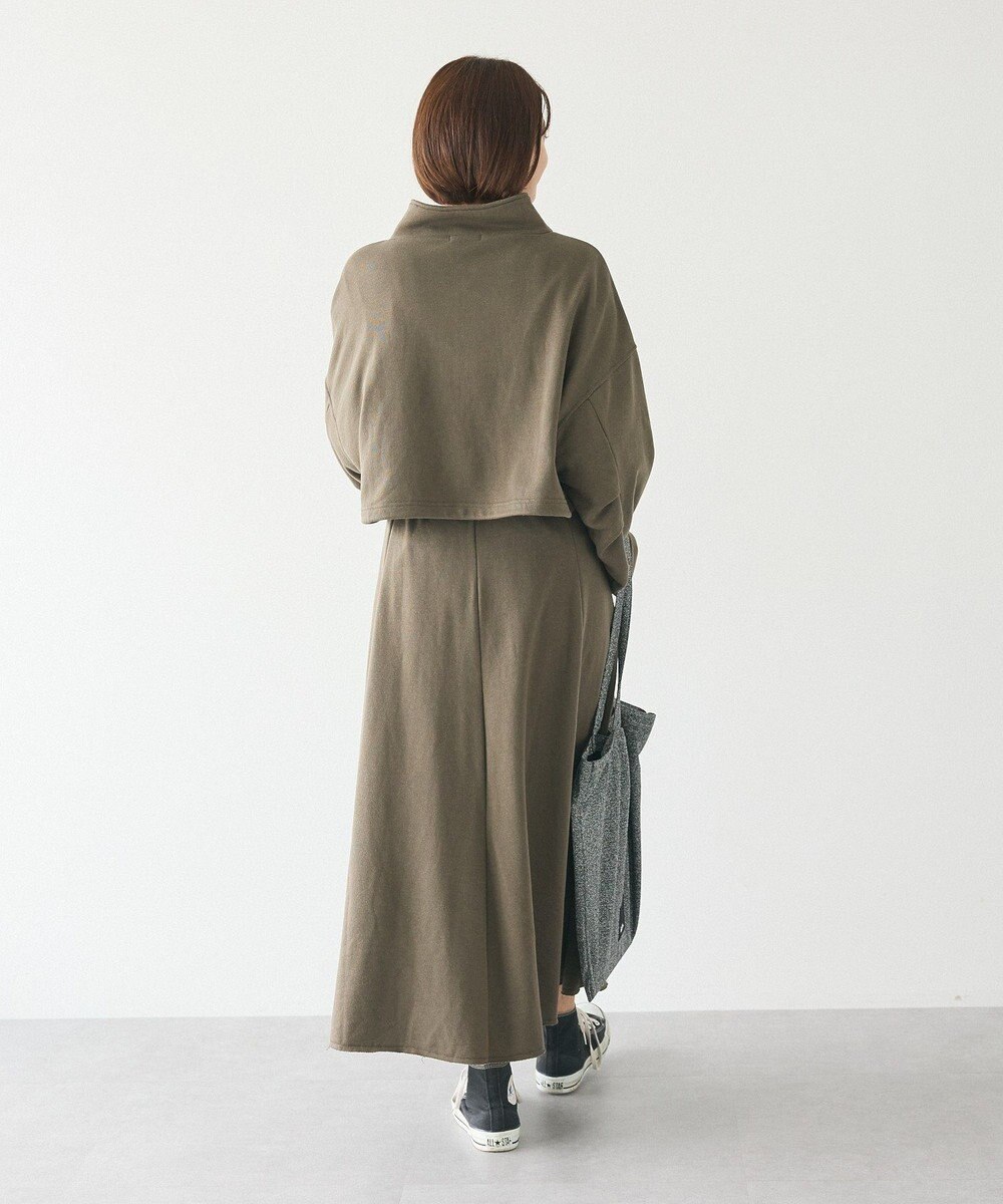 CRAFT STANDARD BOUTIQUE 【WEB限定】裏毛ダブルジップショートスウェット/24AW 