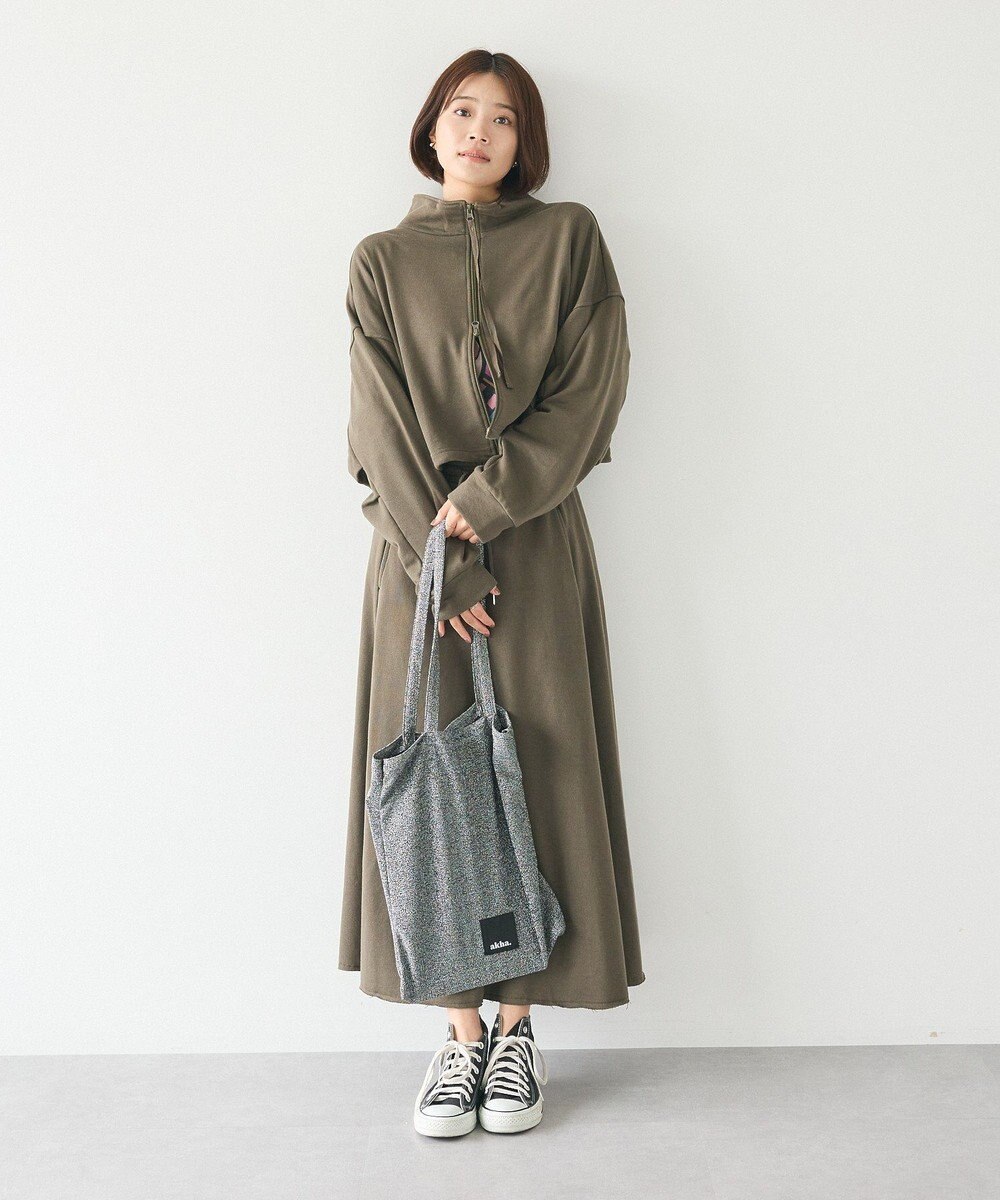 CRAFT STANDARD BOUTIQUE 【WEB限定】裏毛ダブルジップショートスウェット/24AW 