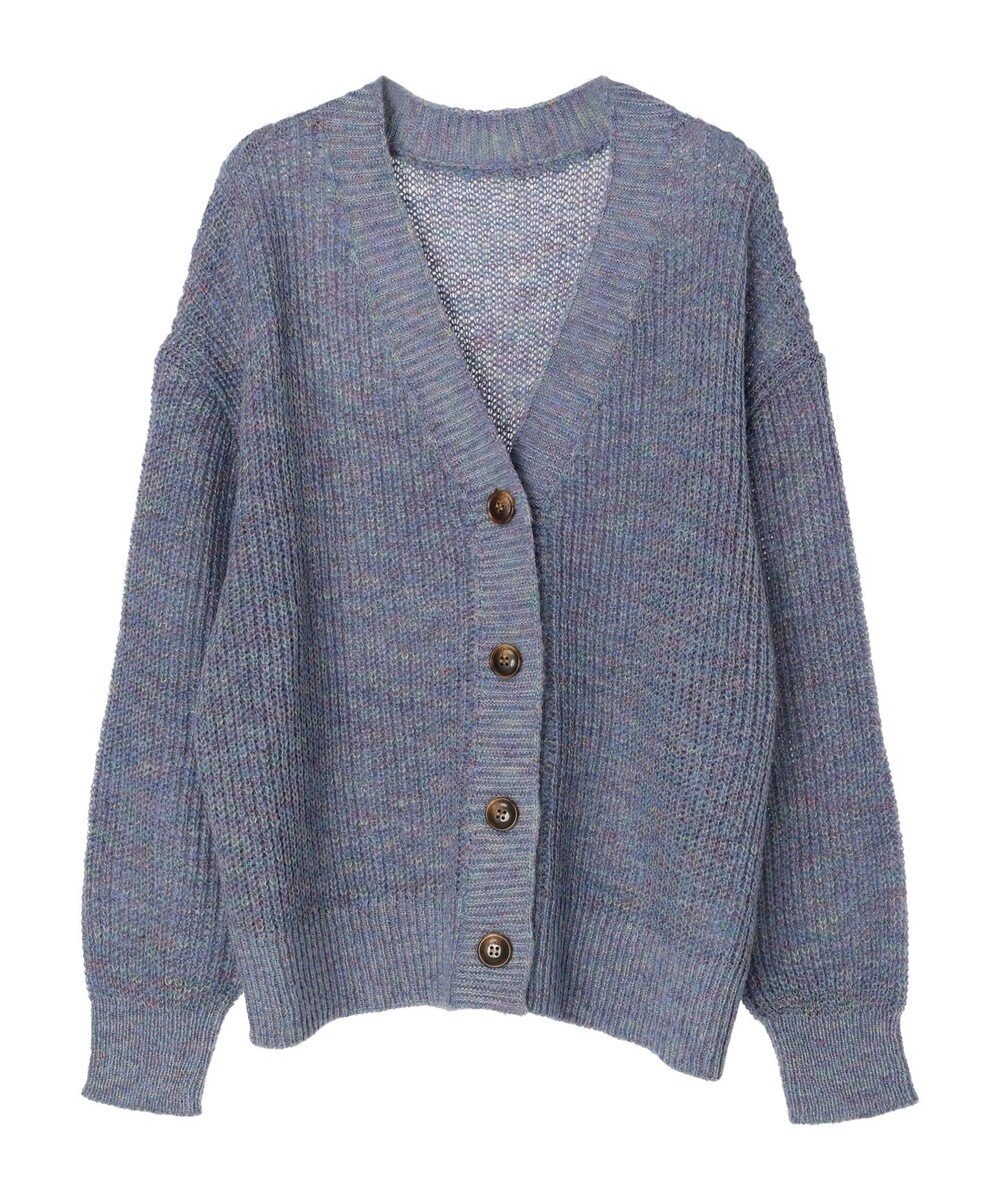 Green Parks Ｍｉｘカラーニットゆるカーディガン 