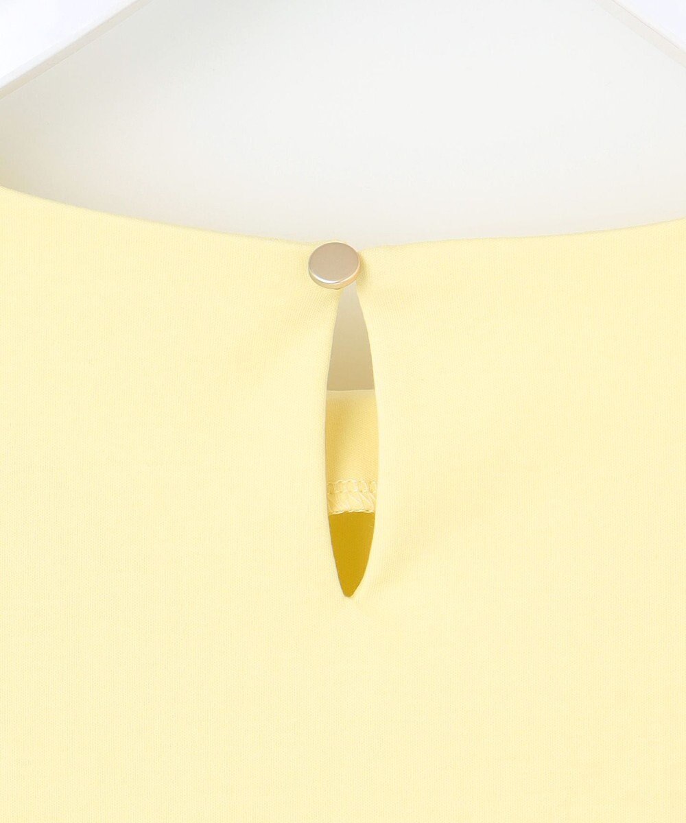 ANY SIS S 【撥水・汗ジミ防止・UVケア・洗える】スーピマスムース 袖タック Tシャツ 