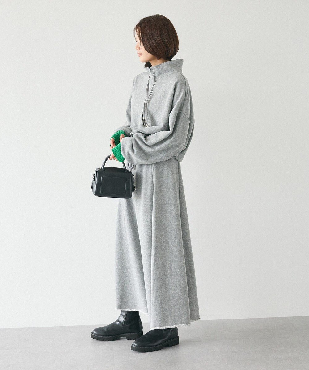 CRAFT STANDARD BOUTIQUE 【WEB限定】裏毛ダブルジップショートスウェット/24AW 