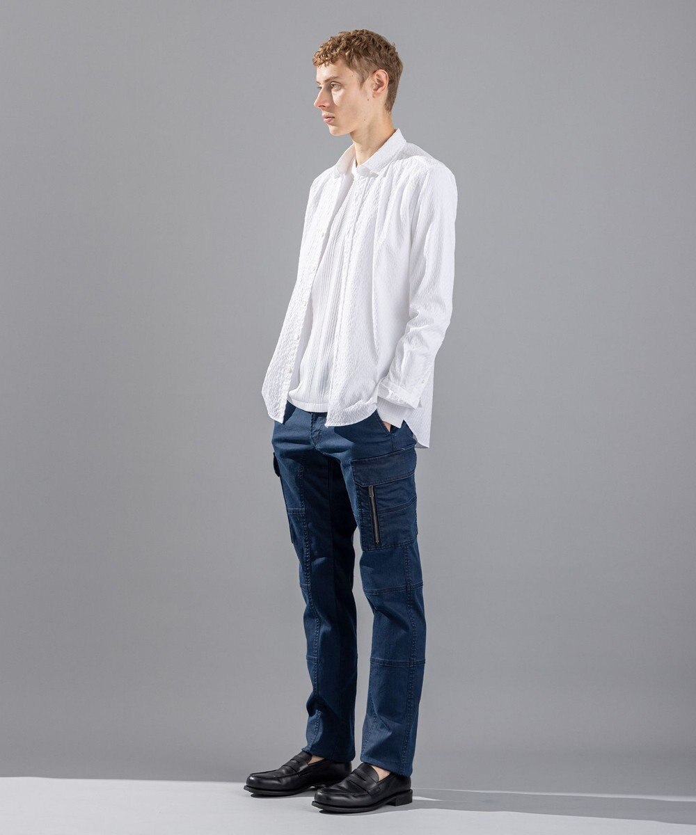 JOSEPH HOMME アロージャガードストレッチ　レギュラーカラーシャツ 