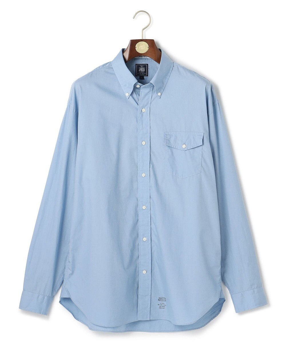 J.PRESS MEN 【J.PRESS ORIGINALS】【UNISEX】Cotton Broad Cloth B.D. Shirt / Baggy-Fit 