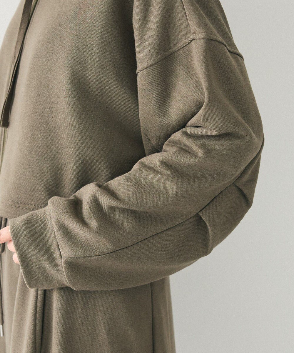 CRAFT STANDARD BOUTIQUE 【WEB限定】裏毛ダブルジップショートスウェット/24AW 