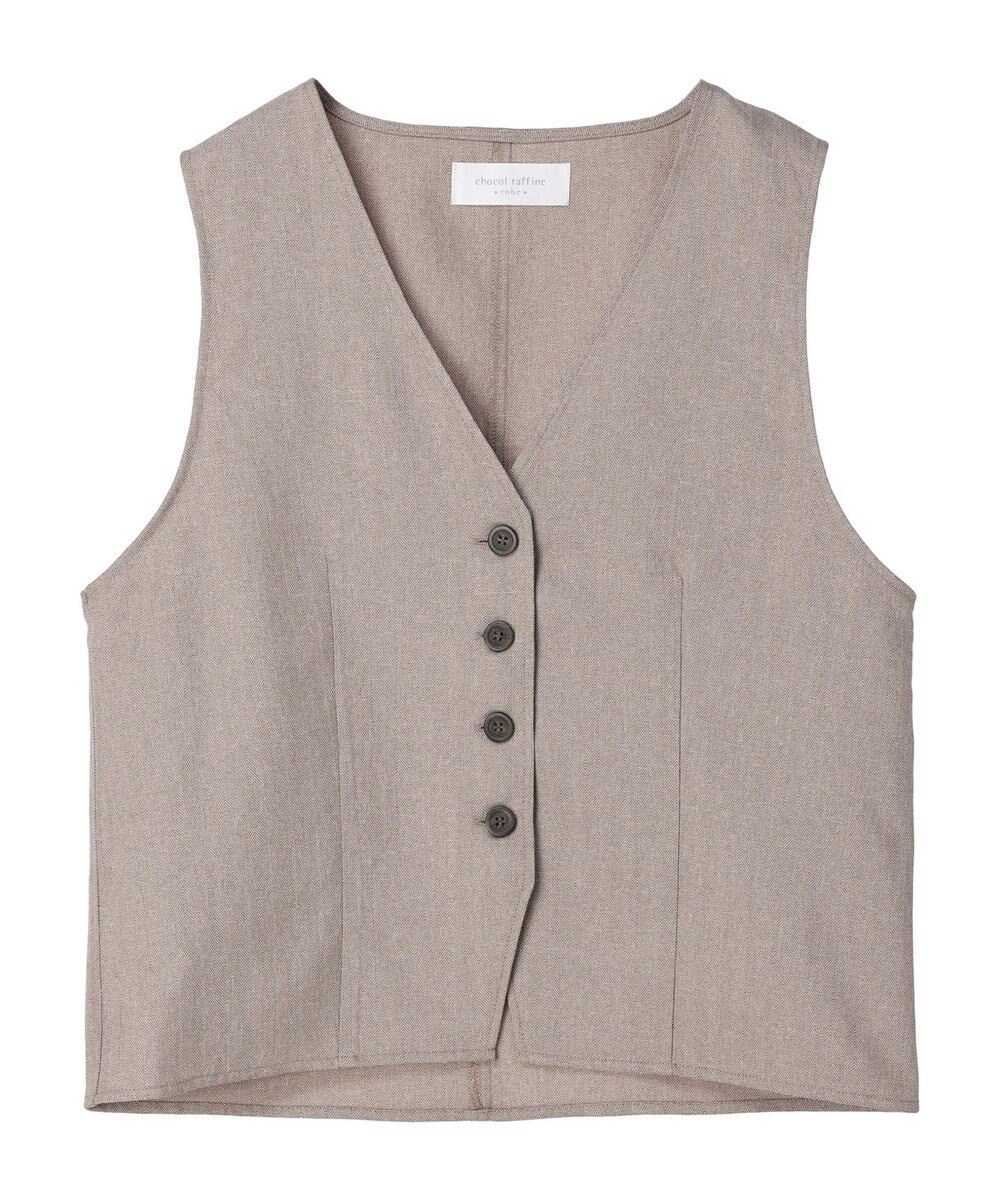 Green Parks ヘリンボーンベスト 