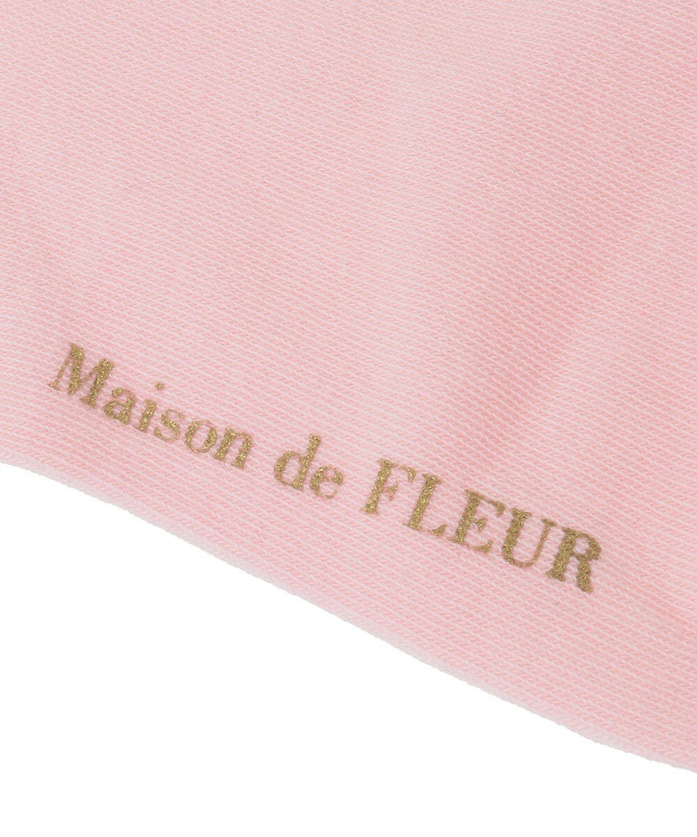 Maison de FLEUR グログランリボンソックス 