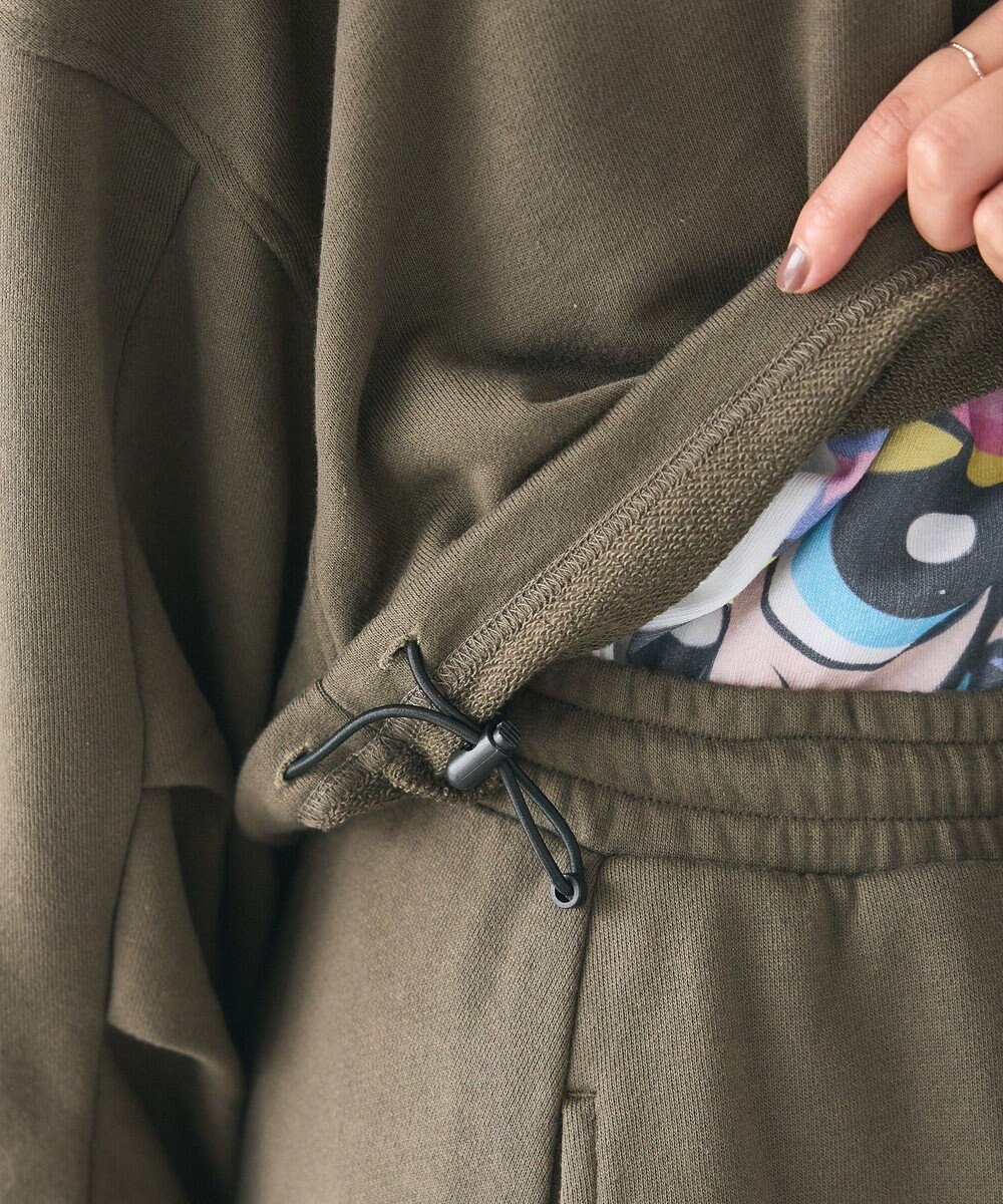 CRAFT STANDARD BOUTIQUE 【WEB限定】裏毛ダブルジップショートスウェット/24AW 