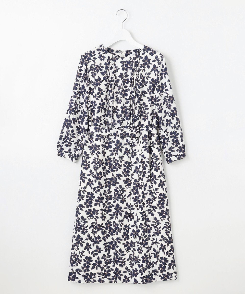 J.PRESS LADIES 【洗える】スパンフラワープリント  ワンピース 