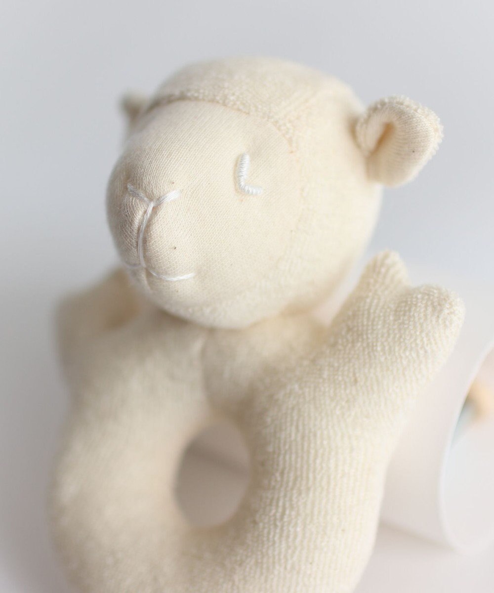 AND WOOL 〈ベビー用品〉ひつじのラトル 