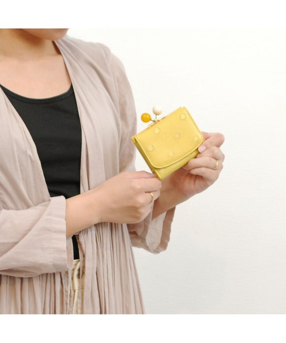 UNBILLION ペルケ perche / アクリル玉三つ折りミニサイフ 