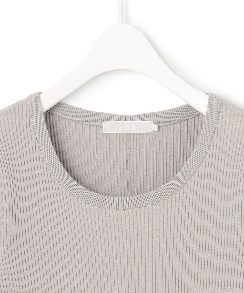 ICB L 【洗える】４×２リブ プルオーバー 