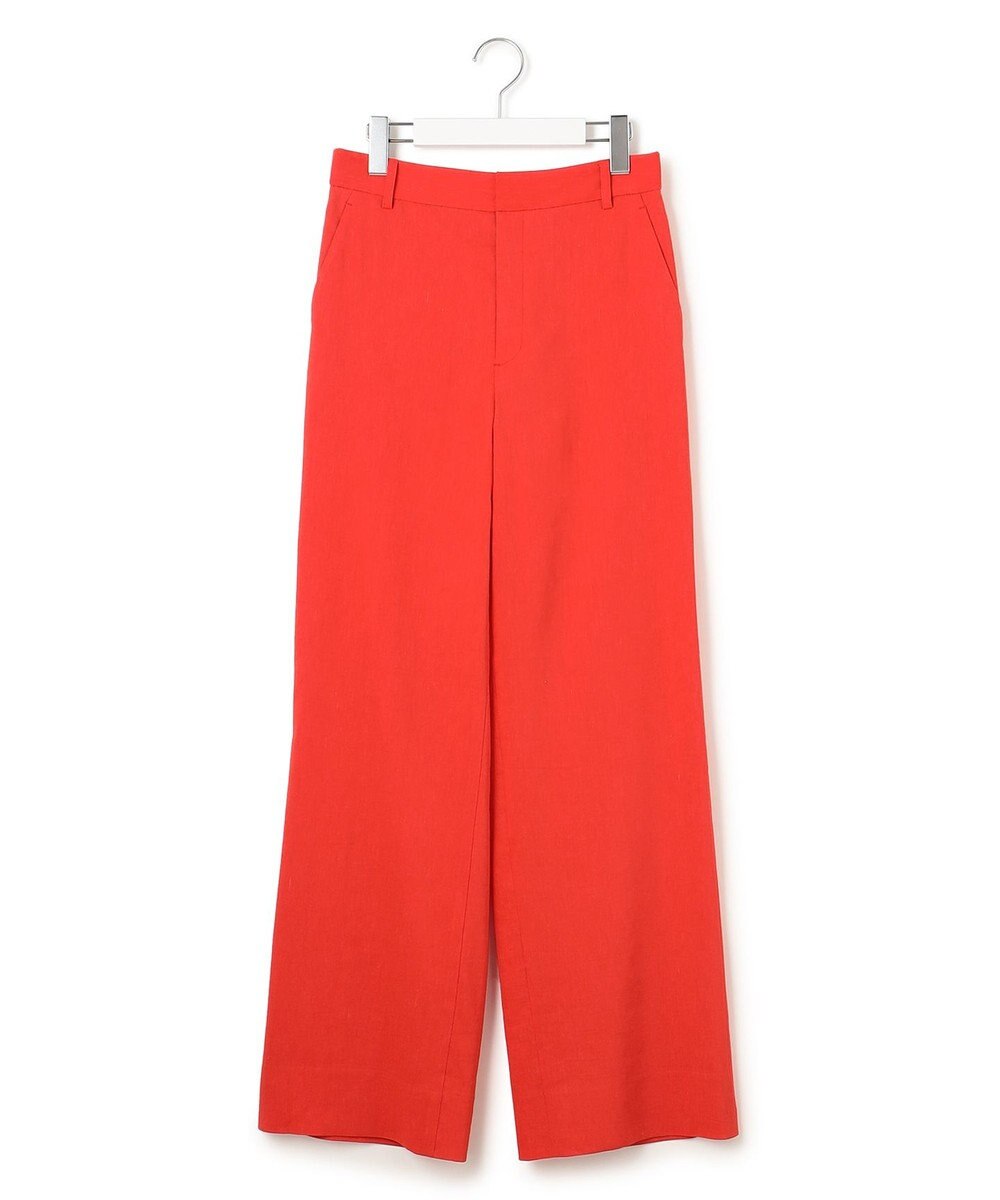 23区 L 【Oggi5月号掲載/洗える】リネンレーヨンストレッチ ワイド パンツ 