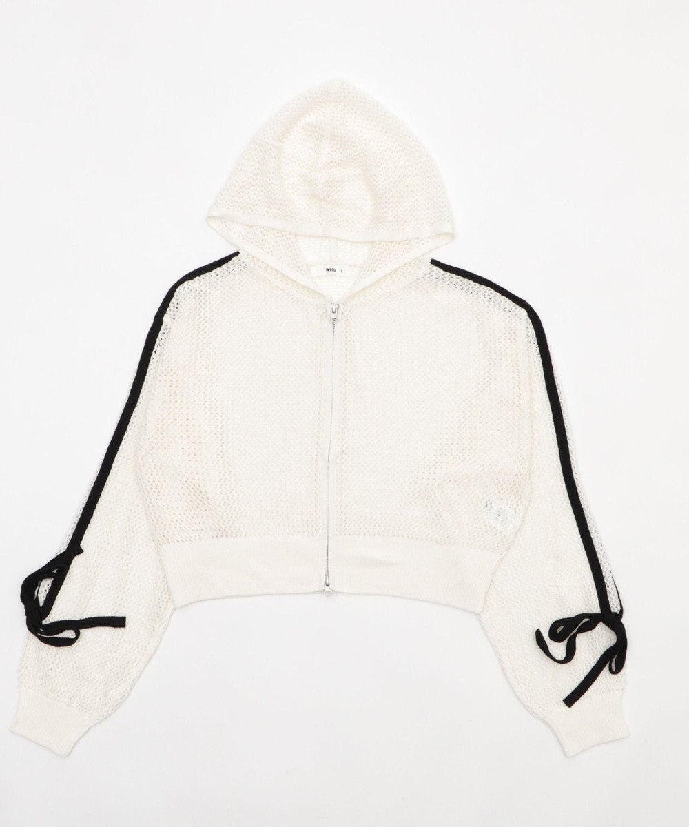 WEGO メッシュニットショートパーカー 