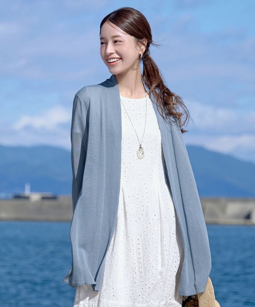 Tiaclasse 【洗える】パンチングレーススカラップワンピース 