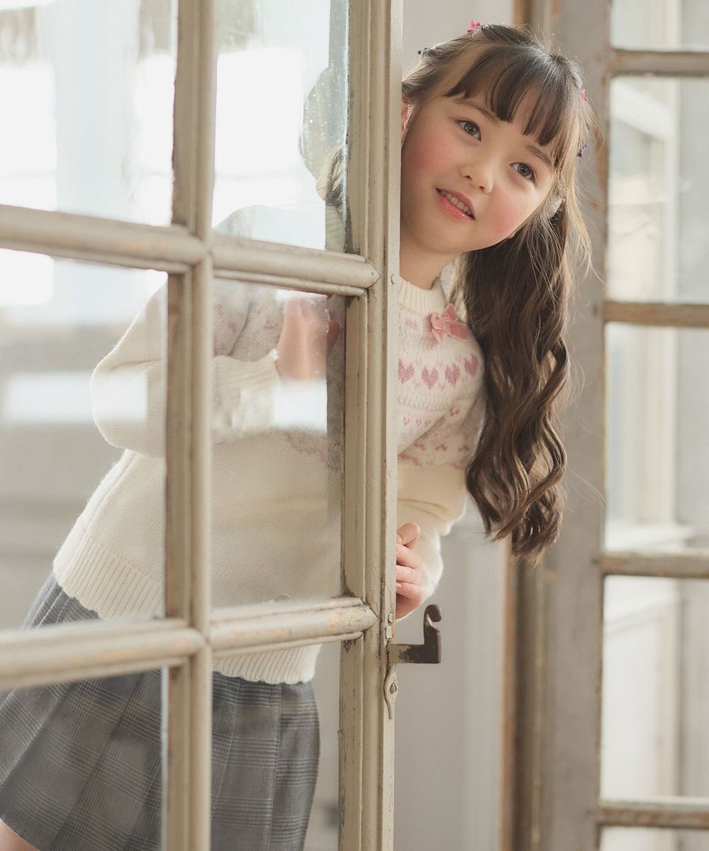 ANY KIDS ノルディック柄 ニット 