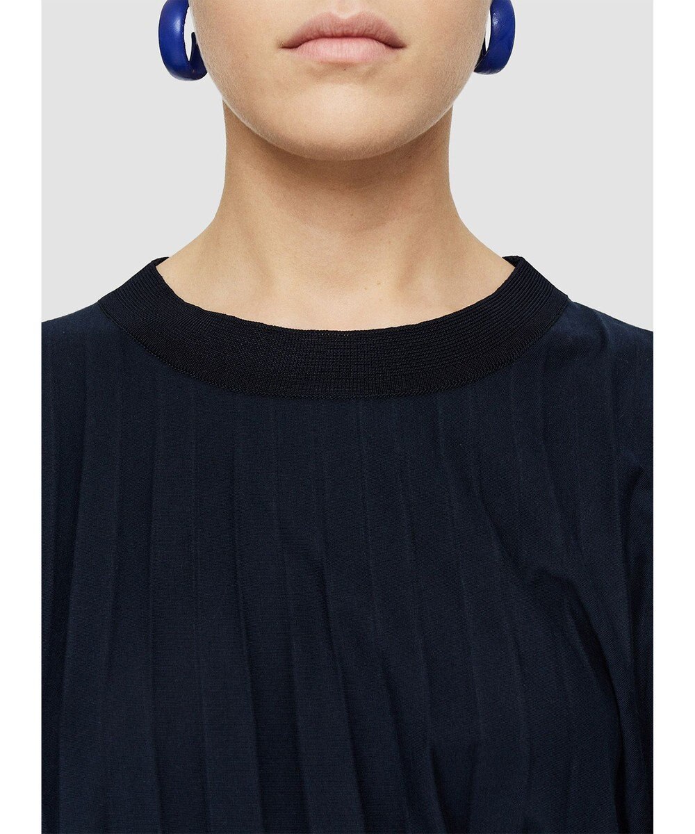 JOSEPH 【洗える】コットンプリッセ　ラウンドネックTシャツ 