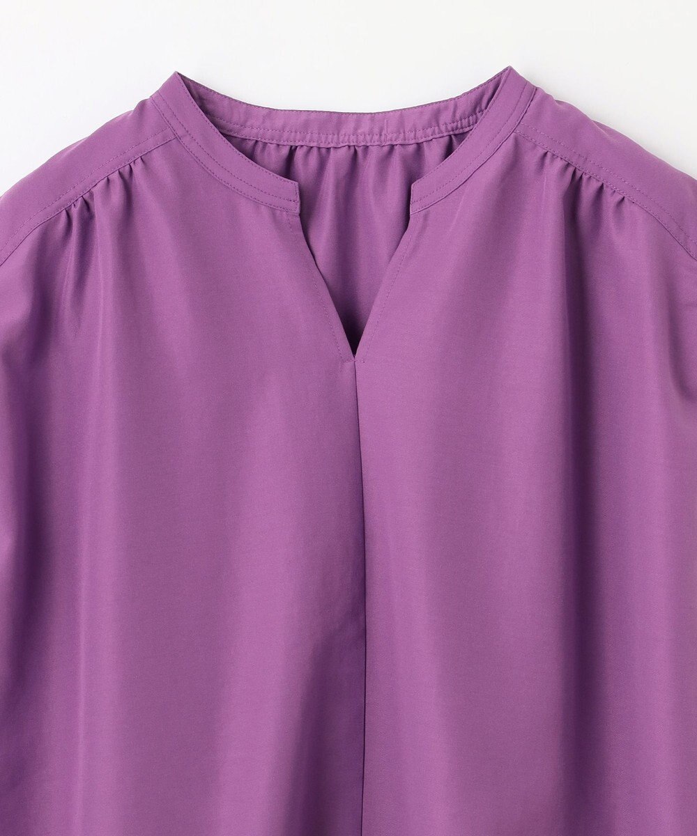 ANY ギャザーショートスリーブブラウス 