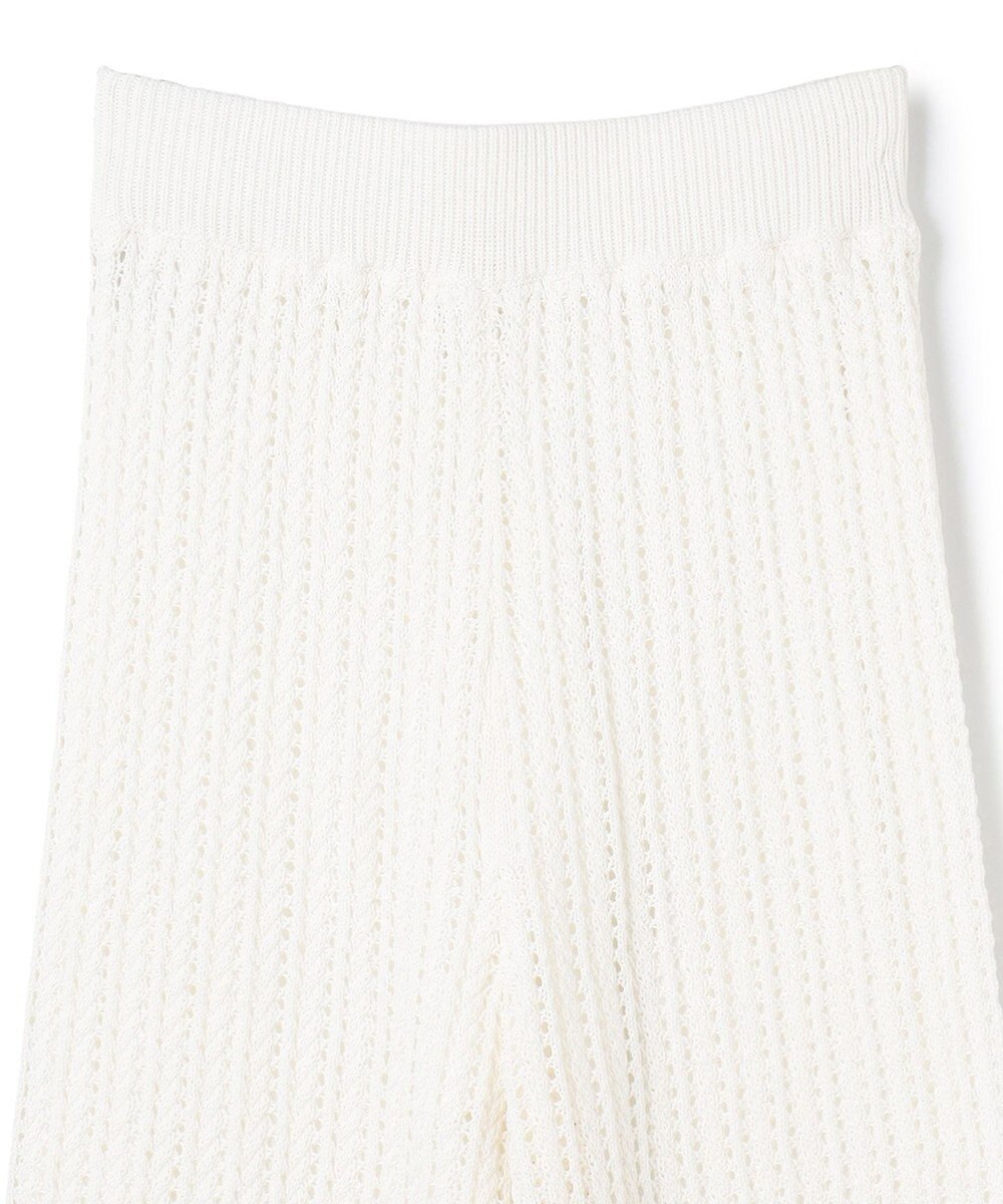 uncrave シースルーケーブルニット パンツ 