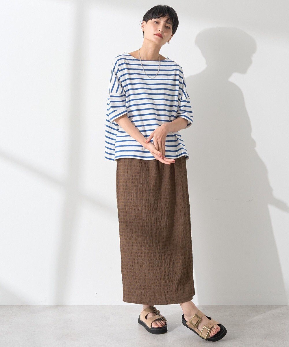 AMERICAN HOLIC バスクボーダー半袖プルオーバー 