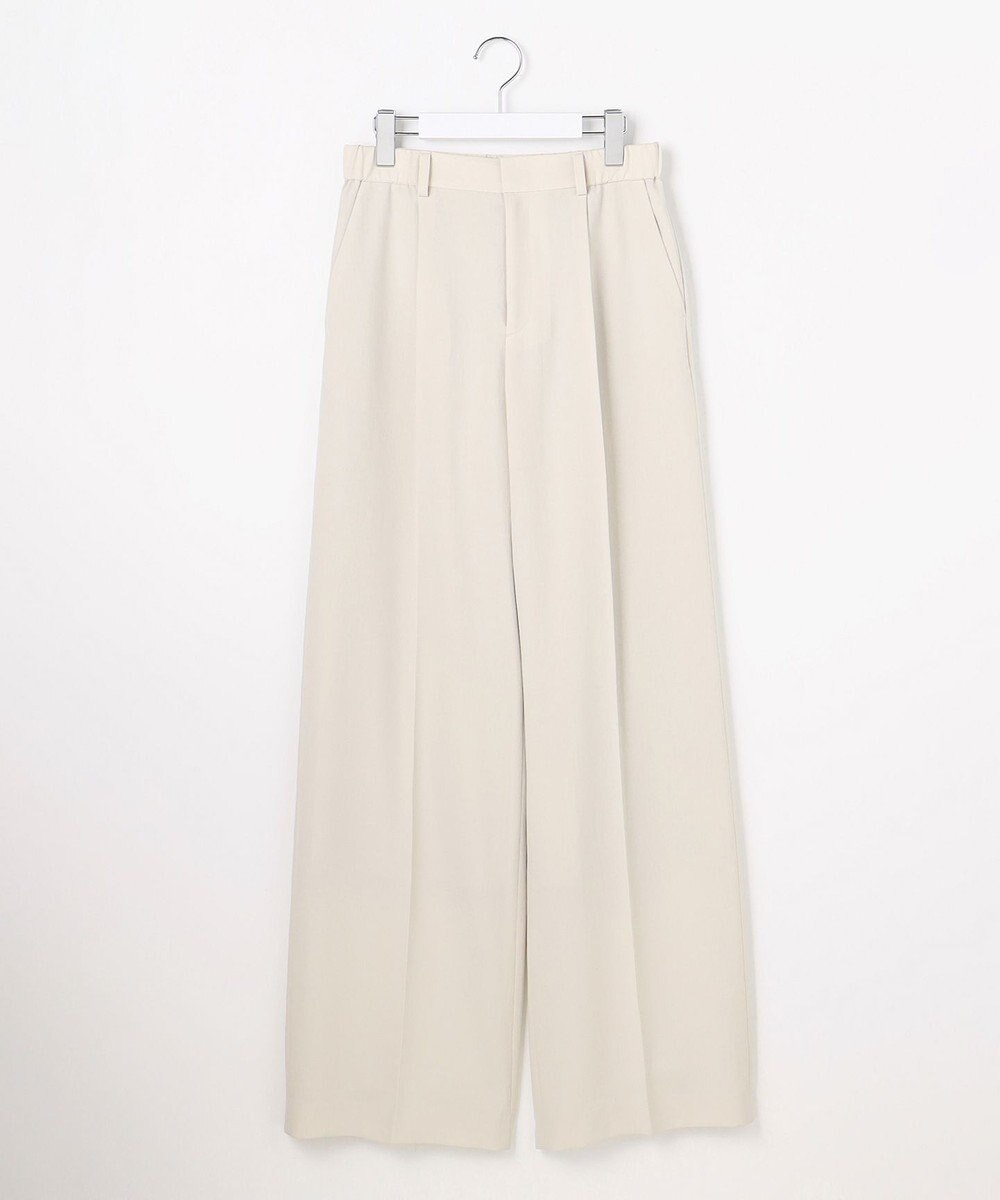 自由区 S 【セットアップ対応】テクスチャードスーツストレートワイド パンツ 