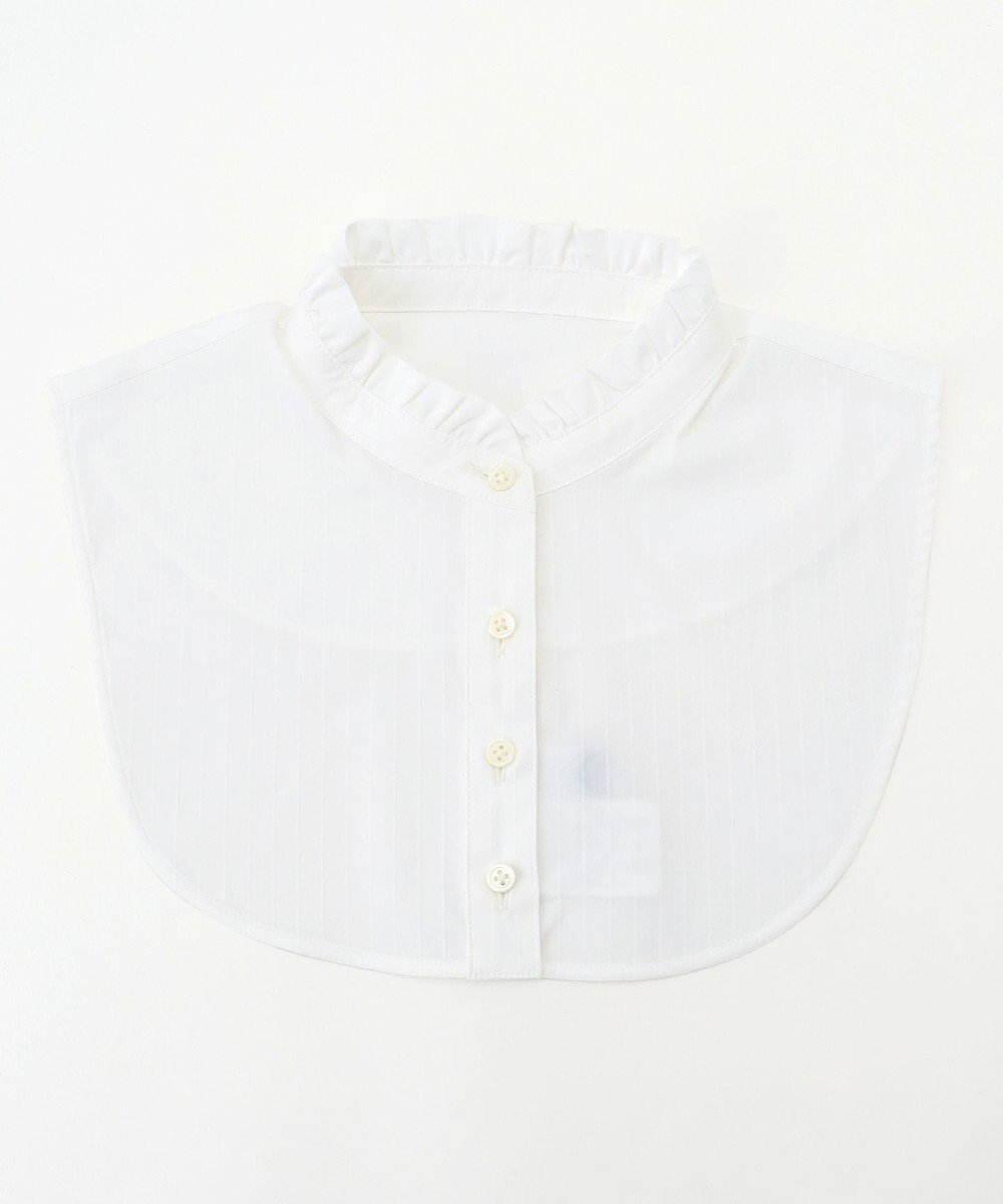 J.PRESS LADIES 【洗える】ハイネック フリル デコカラー 付け襟 