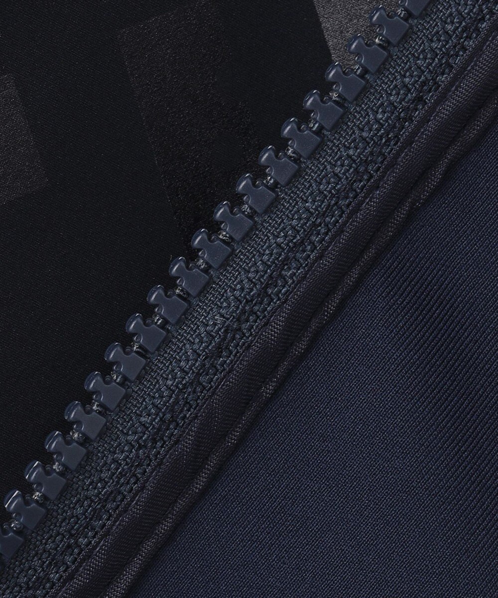 PW CIRCULUS 【MEN】【撥水/防風/ストレッチ】ロゴプリント ジップアップ フーデッド ブルゾン 